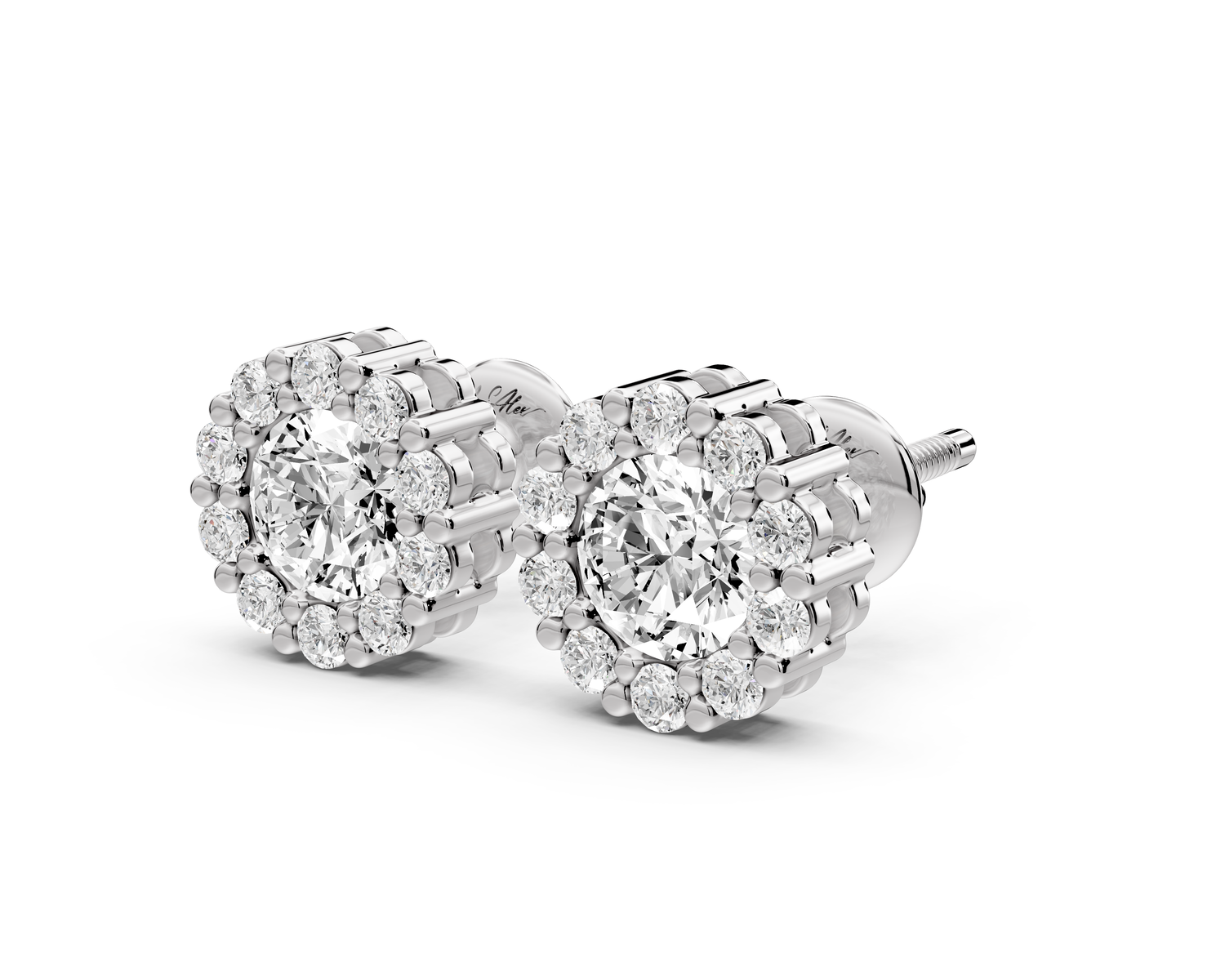 Cleo Earrings White Gold
