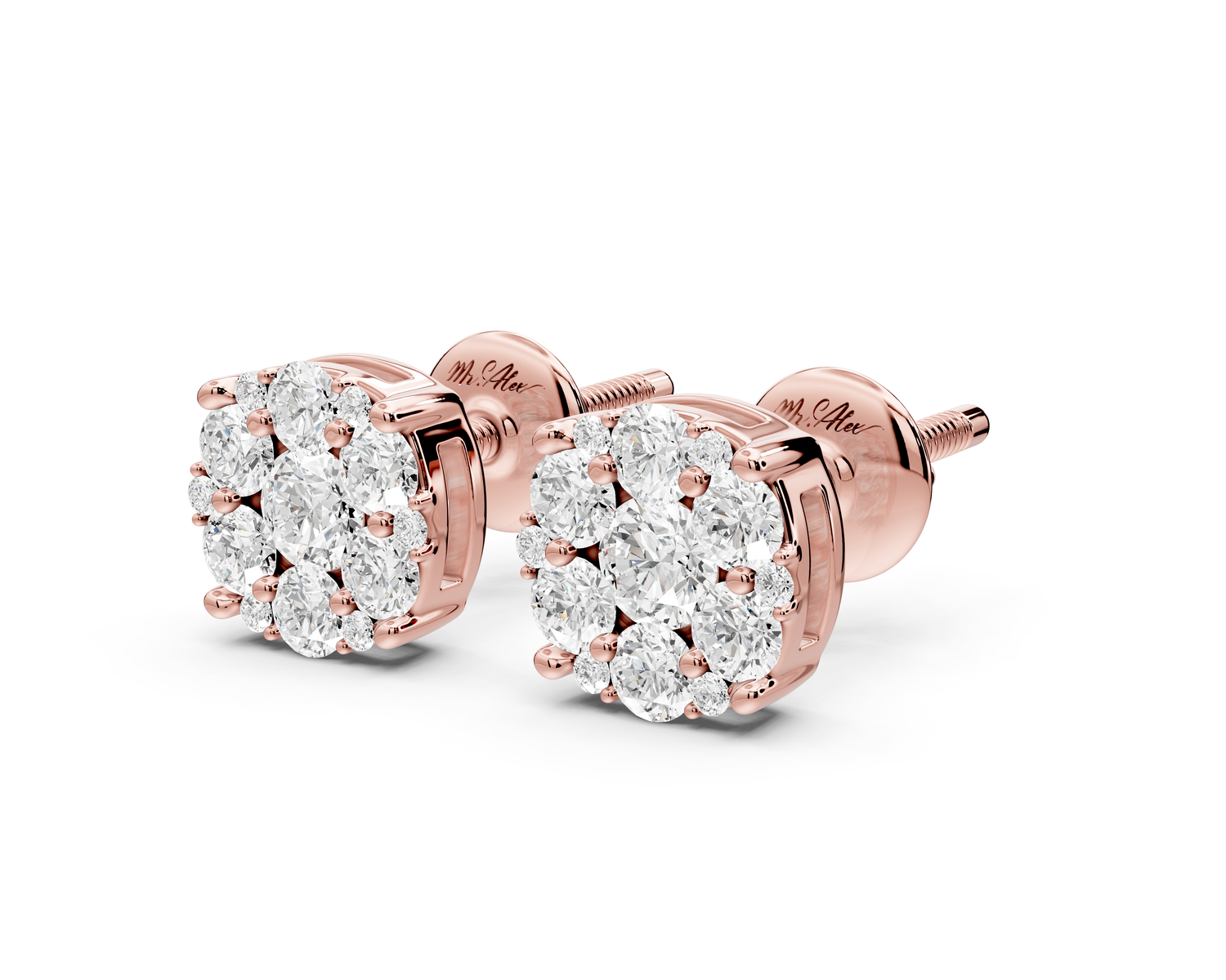 Aria Earrings Rose Gold