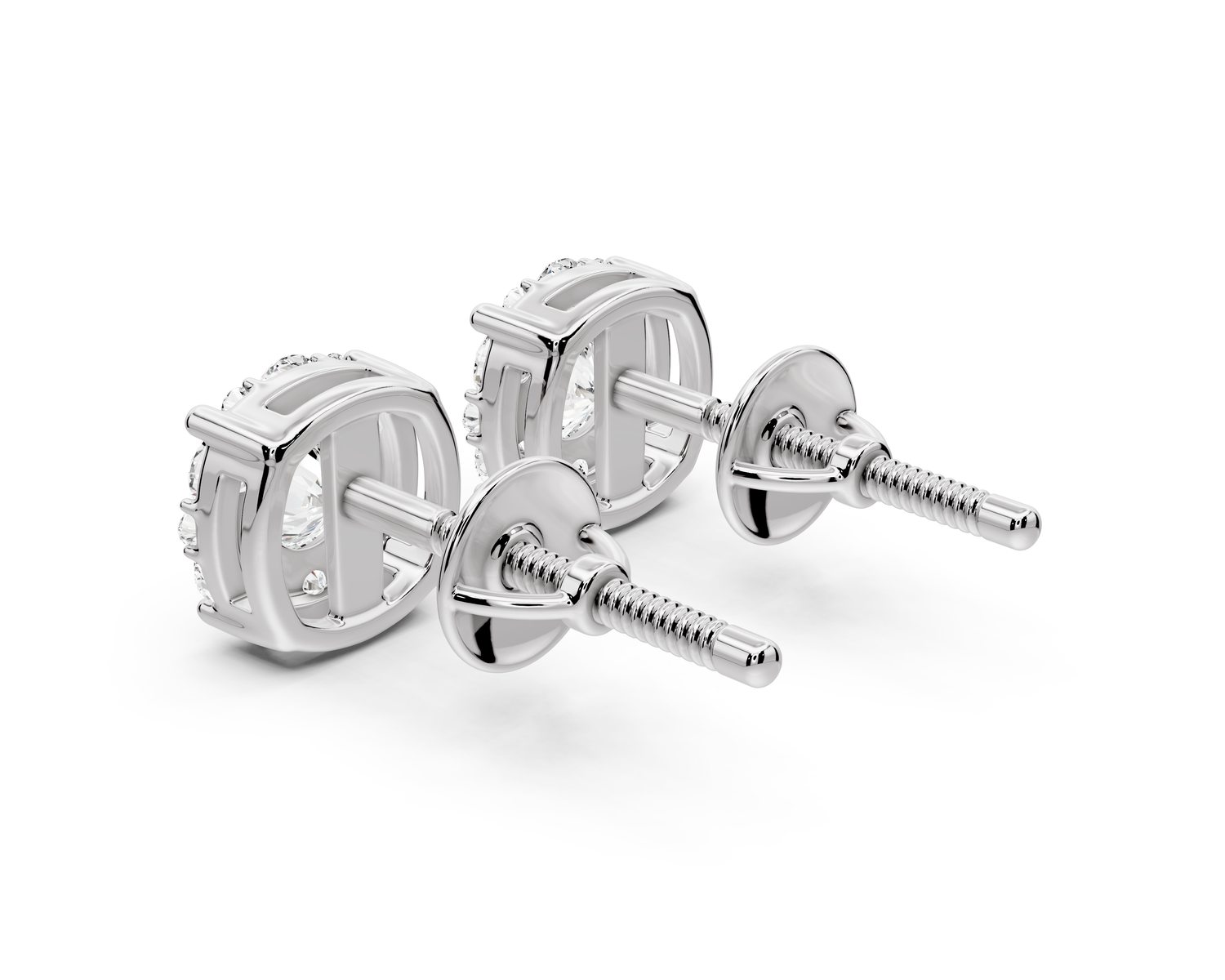 Aria Earrings White Gold