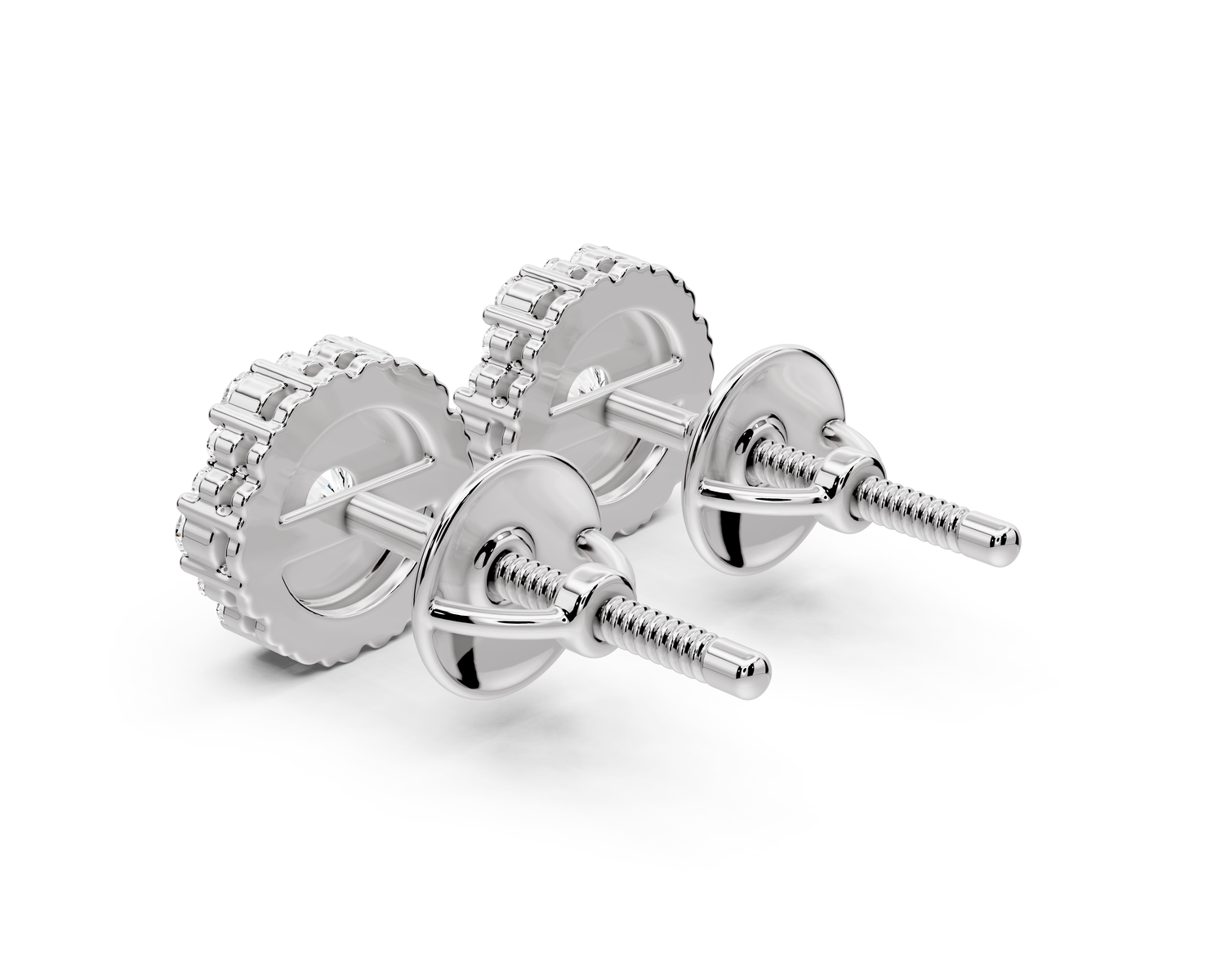 Stella Earrings White Gold