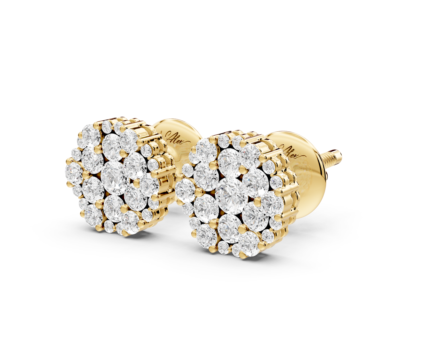 Stella Earrings Yellow Gold