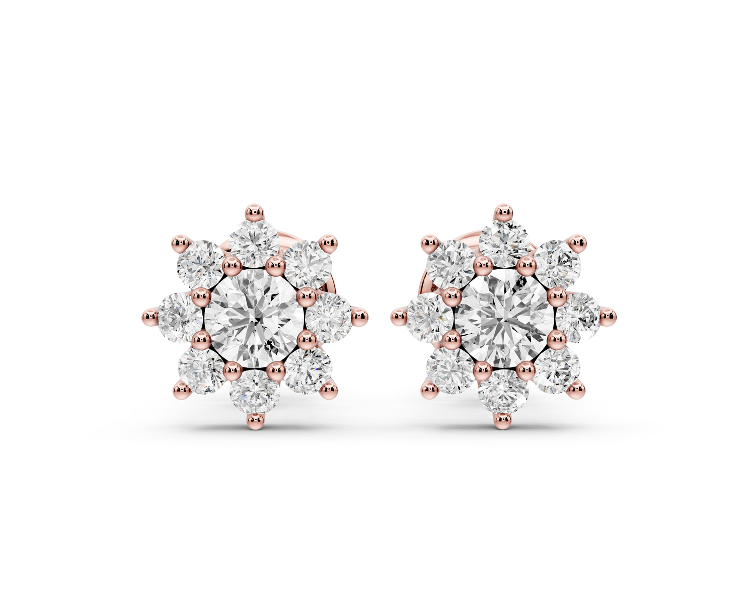 Ivy Earrings Rose Gold