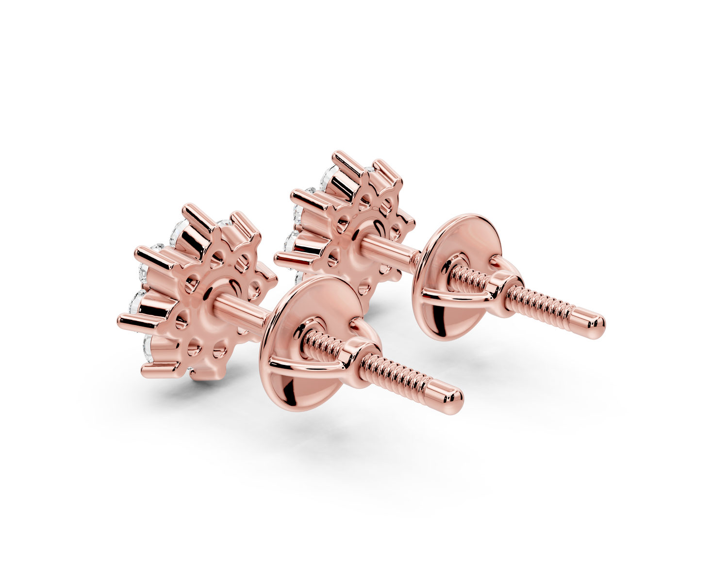 Ivy Earrings Rose Gold