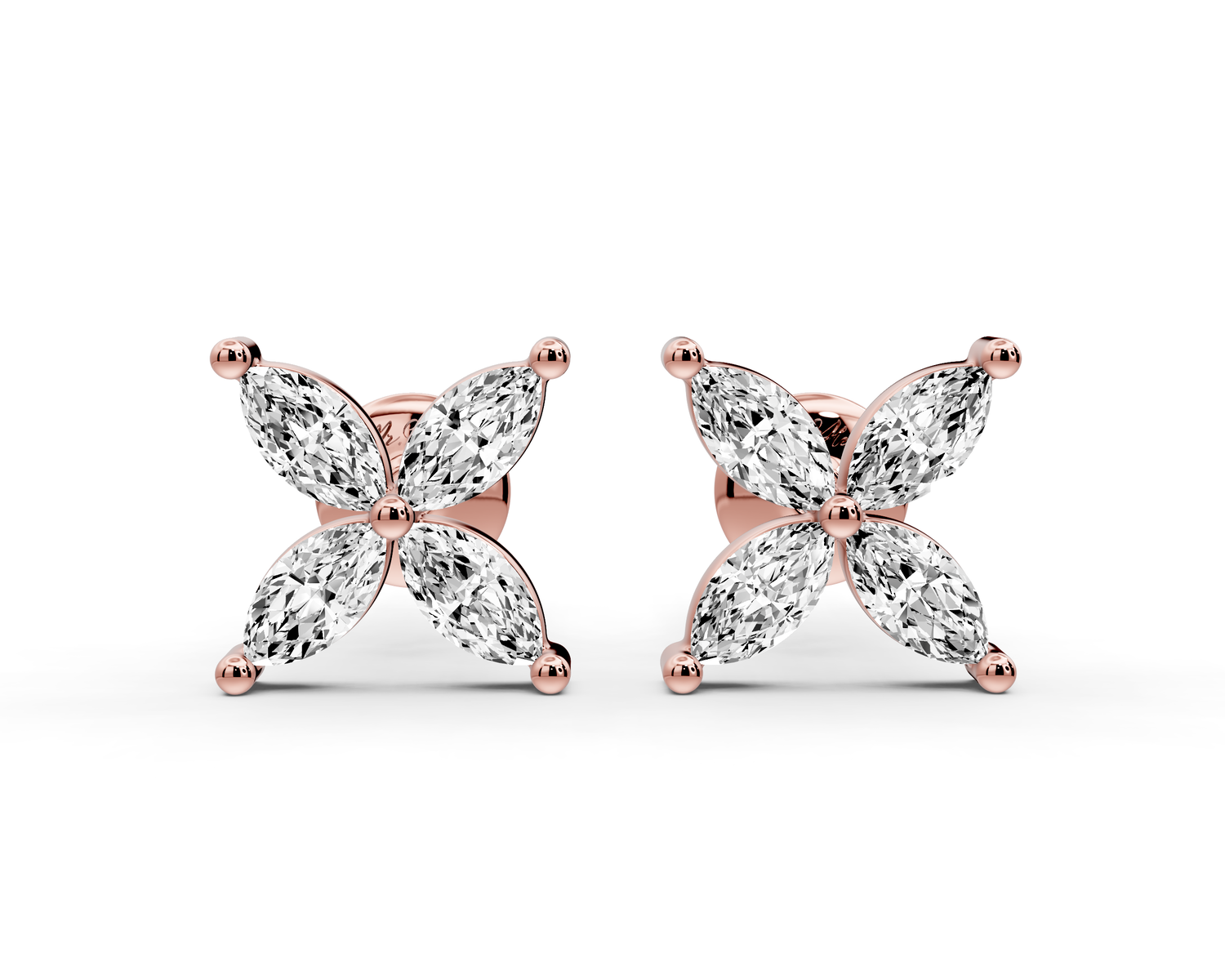 Nora Earrings Rose Gold