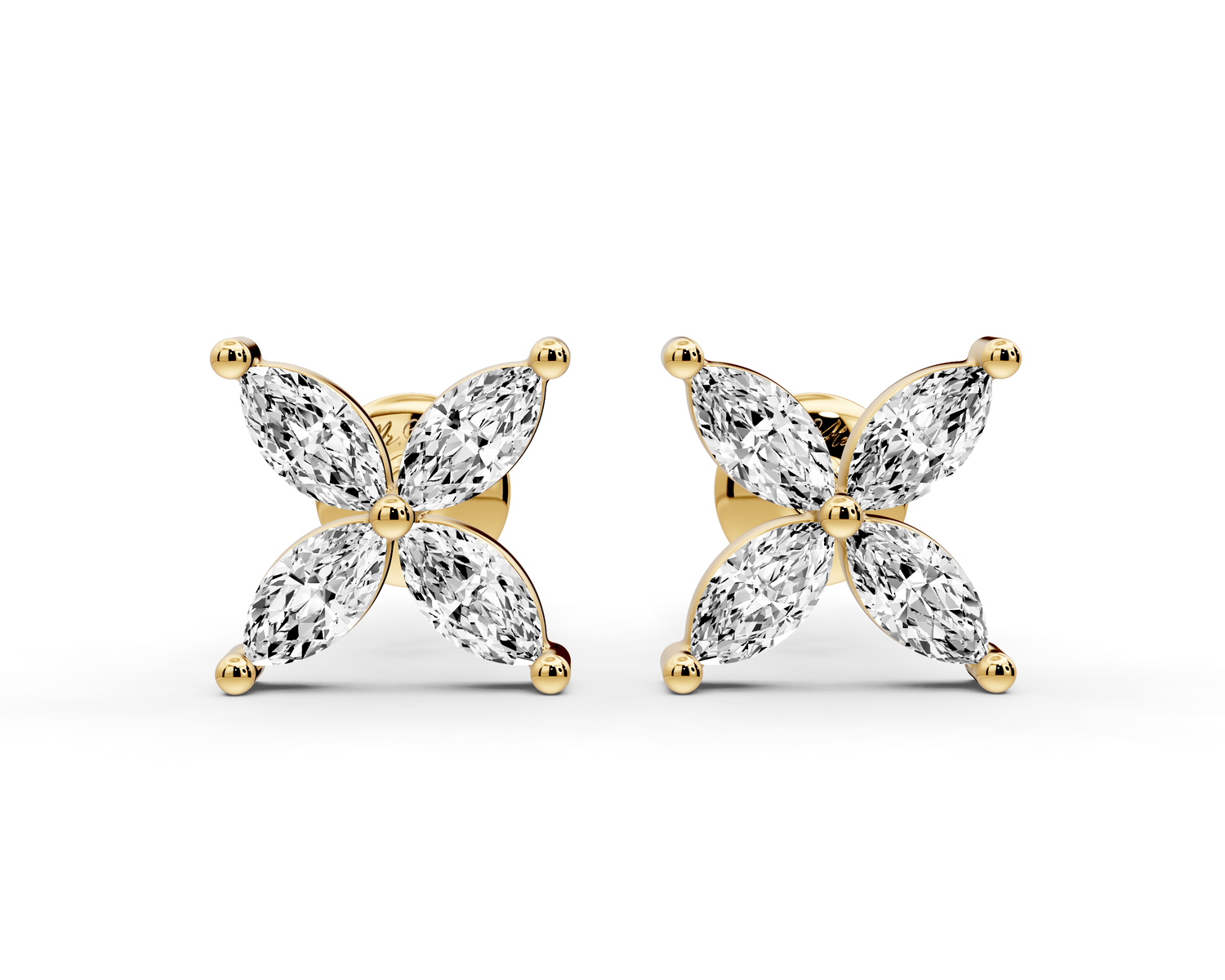 Nora Earrings Yellow Gold