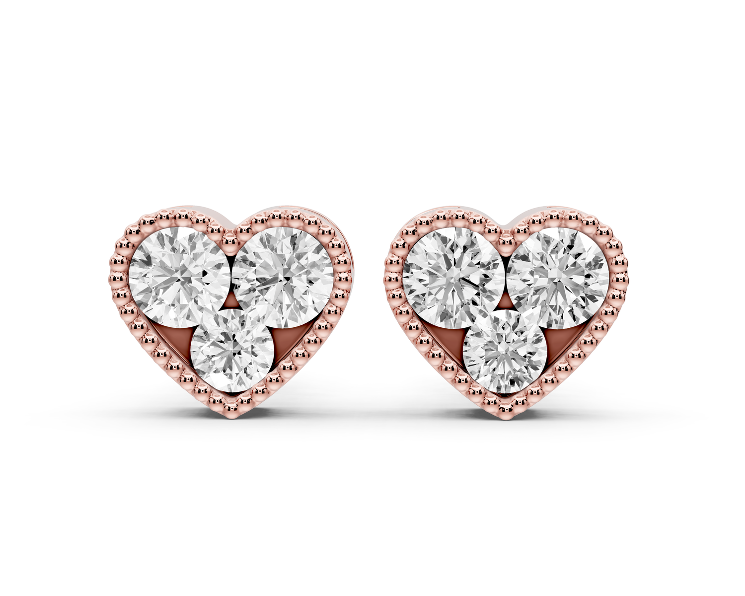 Hazel Earrings Rose Gold