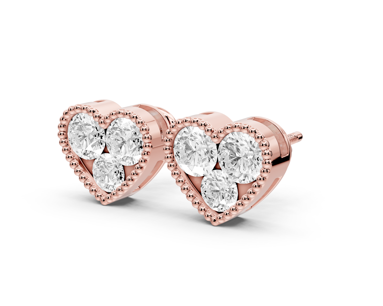 Hazel Earrings Rose Gold