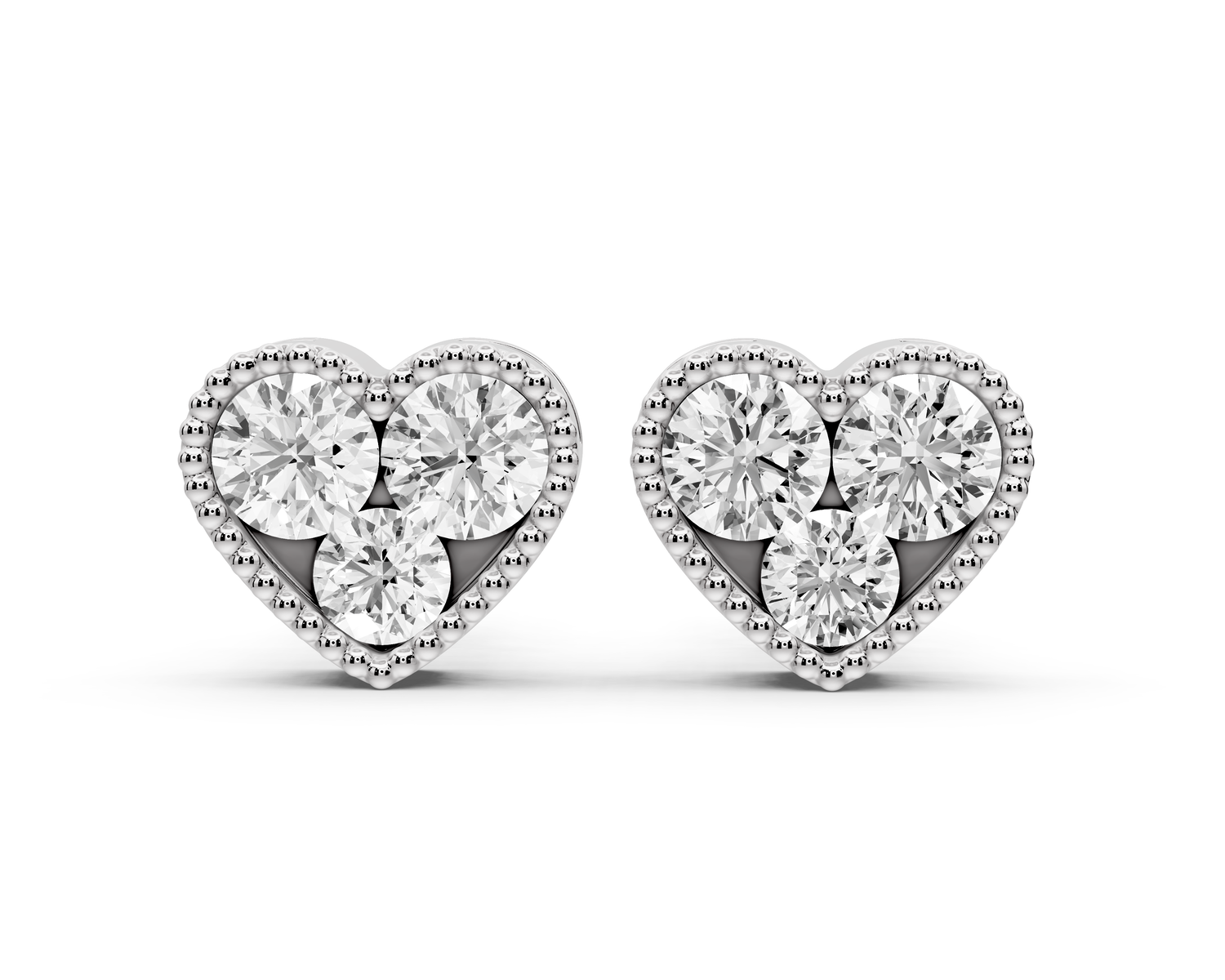 Hazel Earrings White Gold