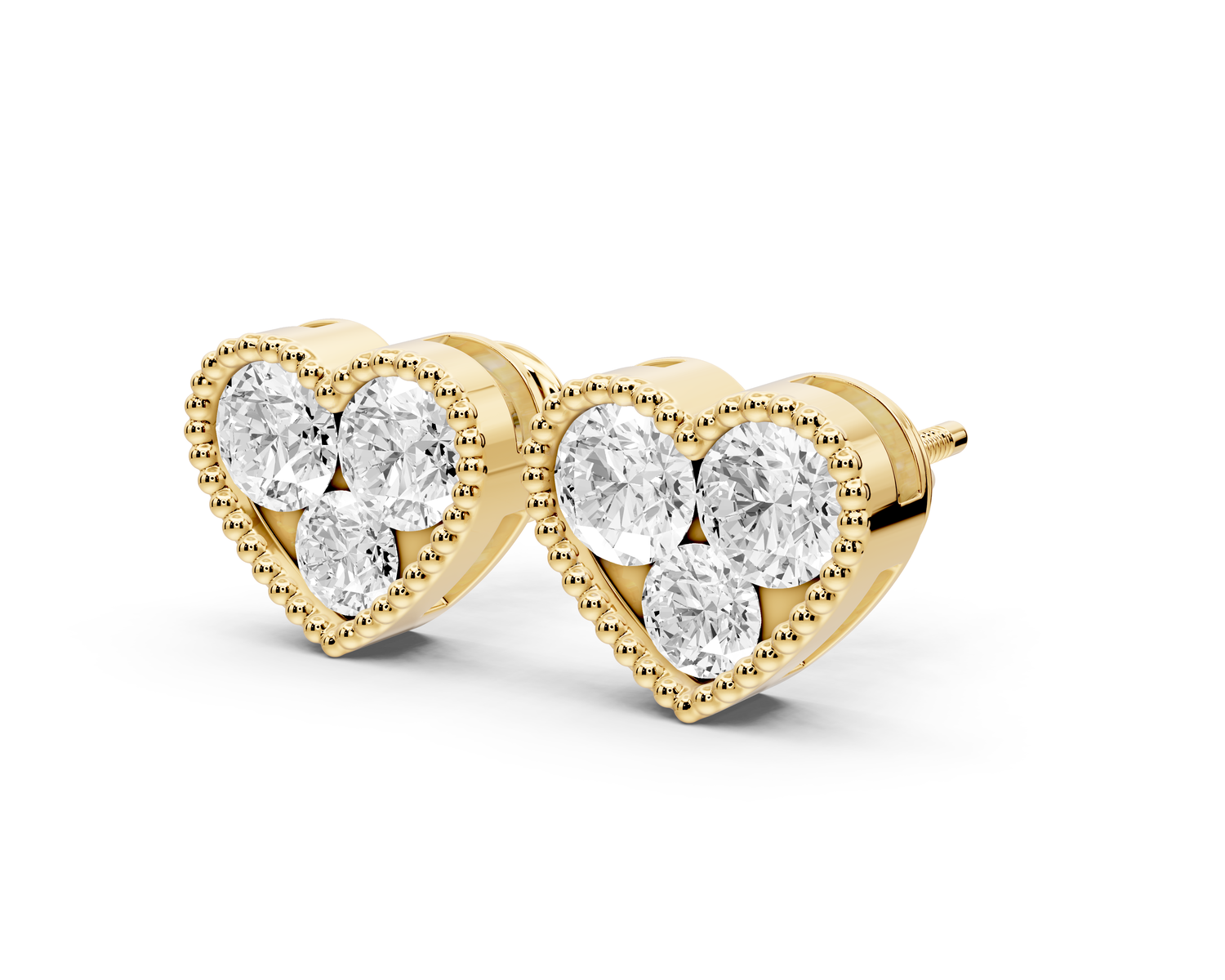 Hazel Earrings Yellow Gold