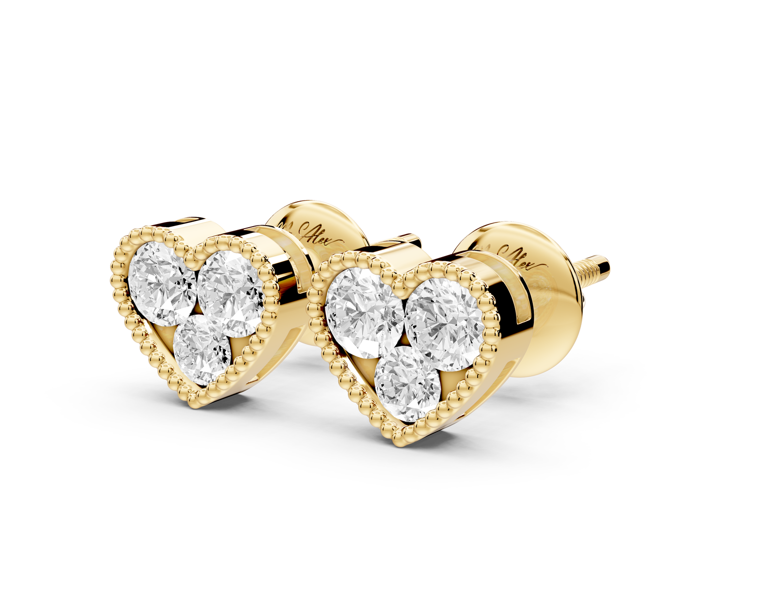 Mila Earrings Yellow Gold