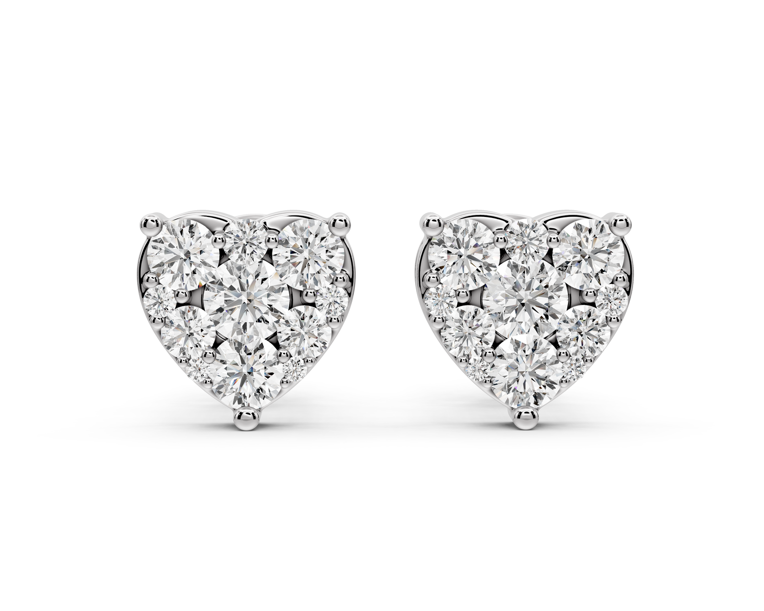 Cora Earrings White Gold