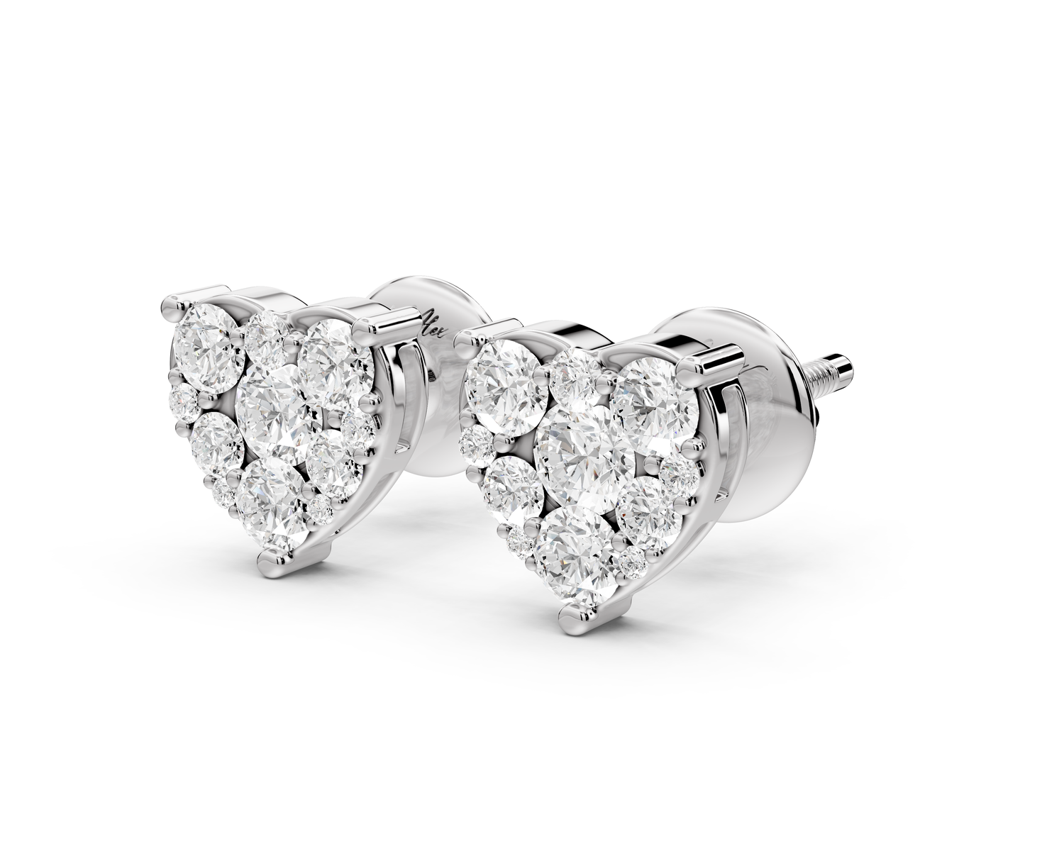 Cora Earrings White Gold