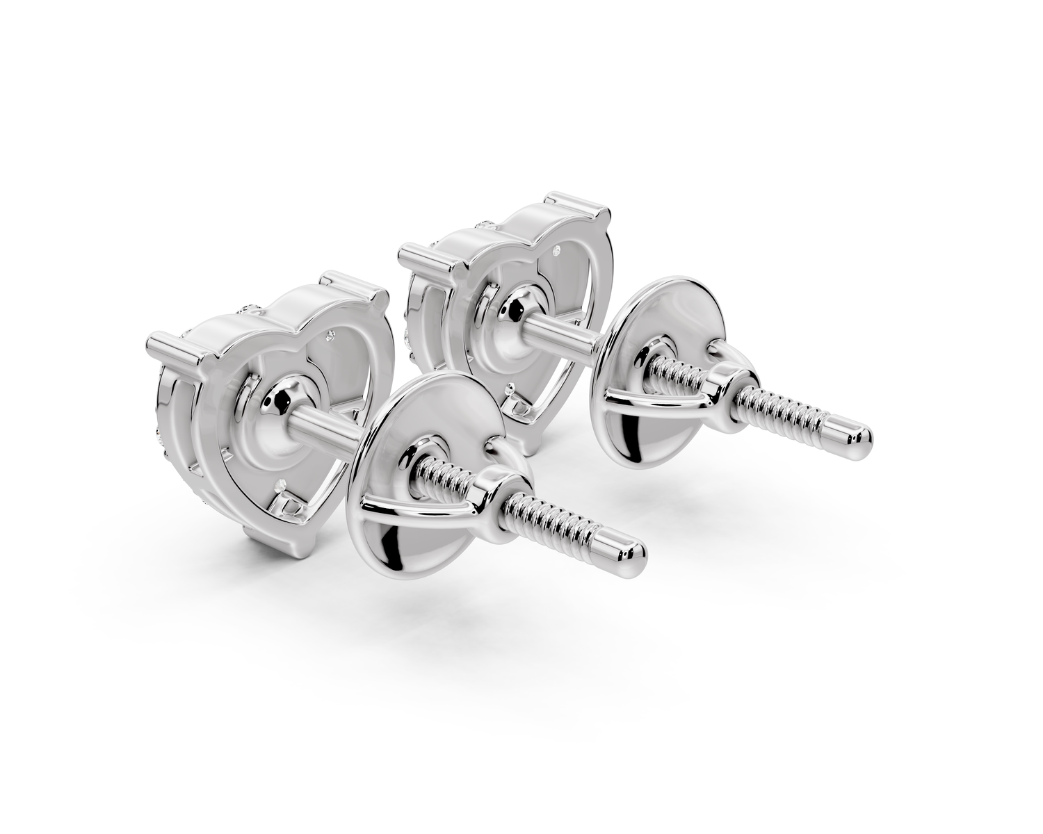 Cora Earrings White Gold
