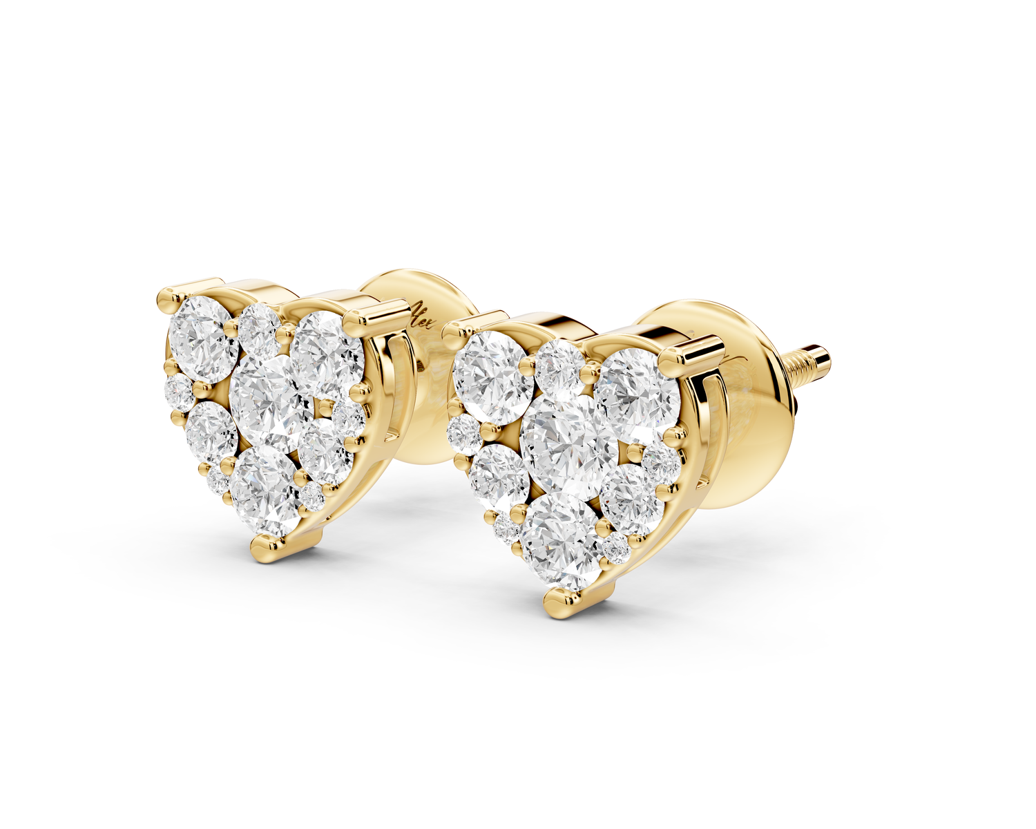 Cora Earrings Yellow Gold