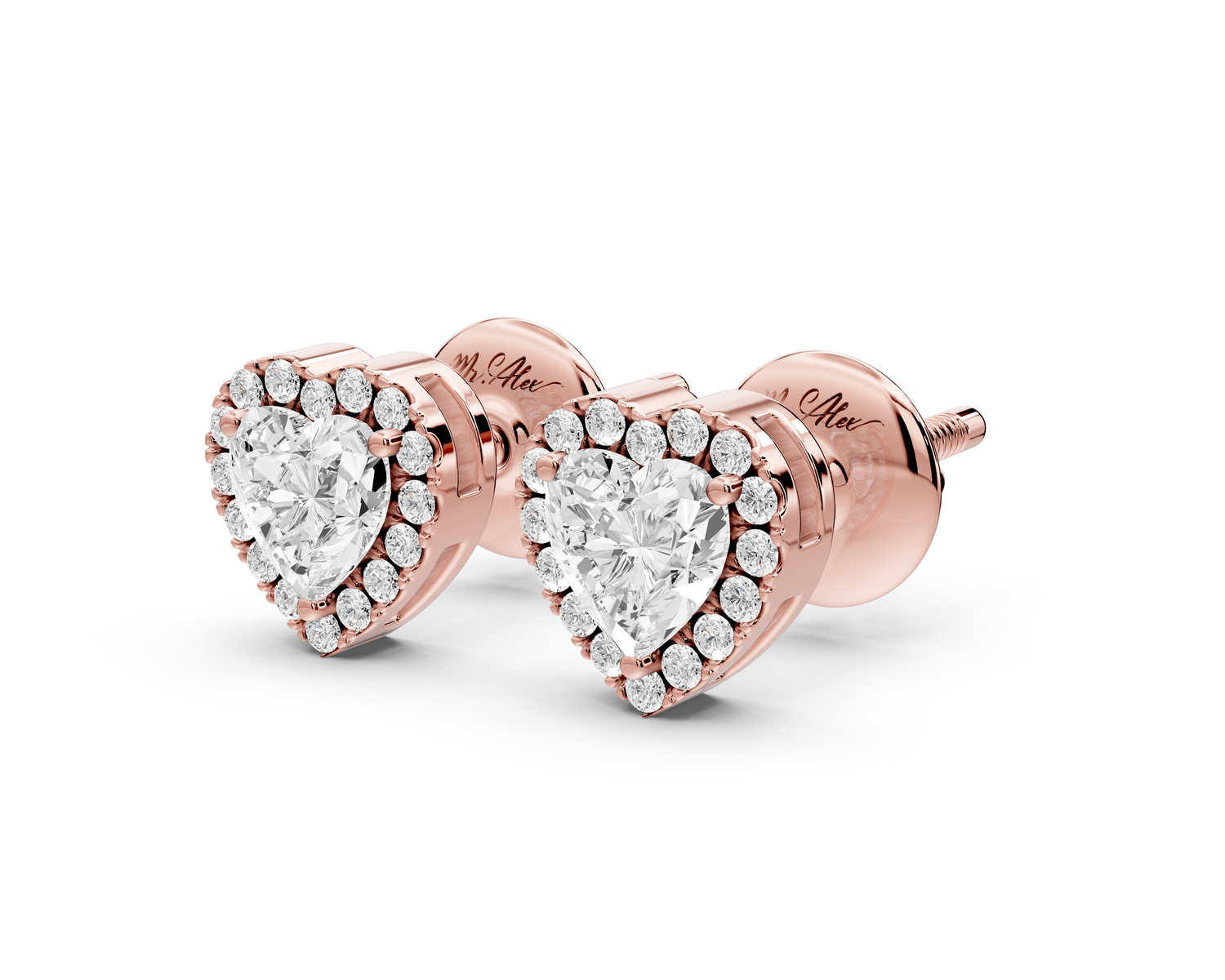 Freya Earrings Rose Gold