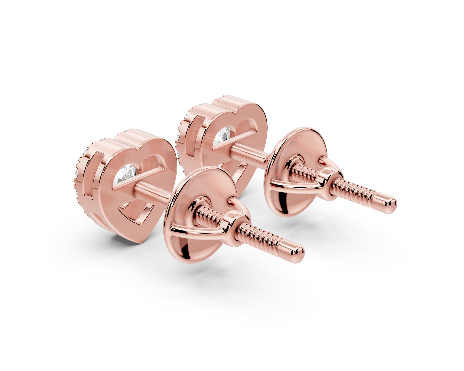 Freya Earrings Rose Gold
