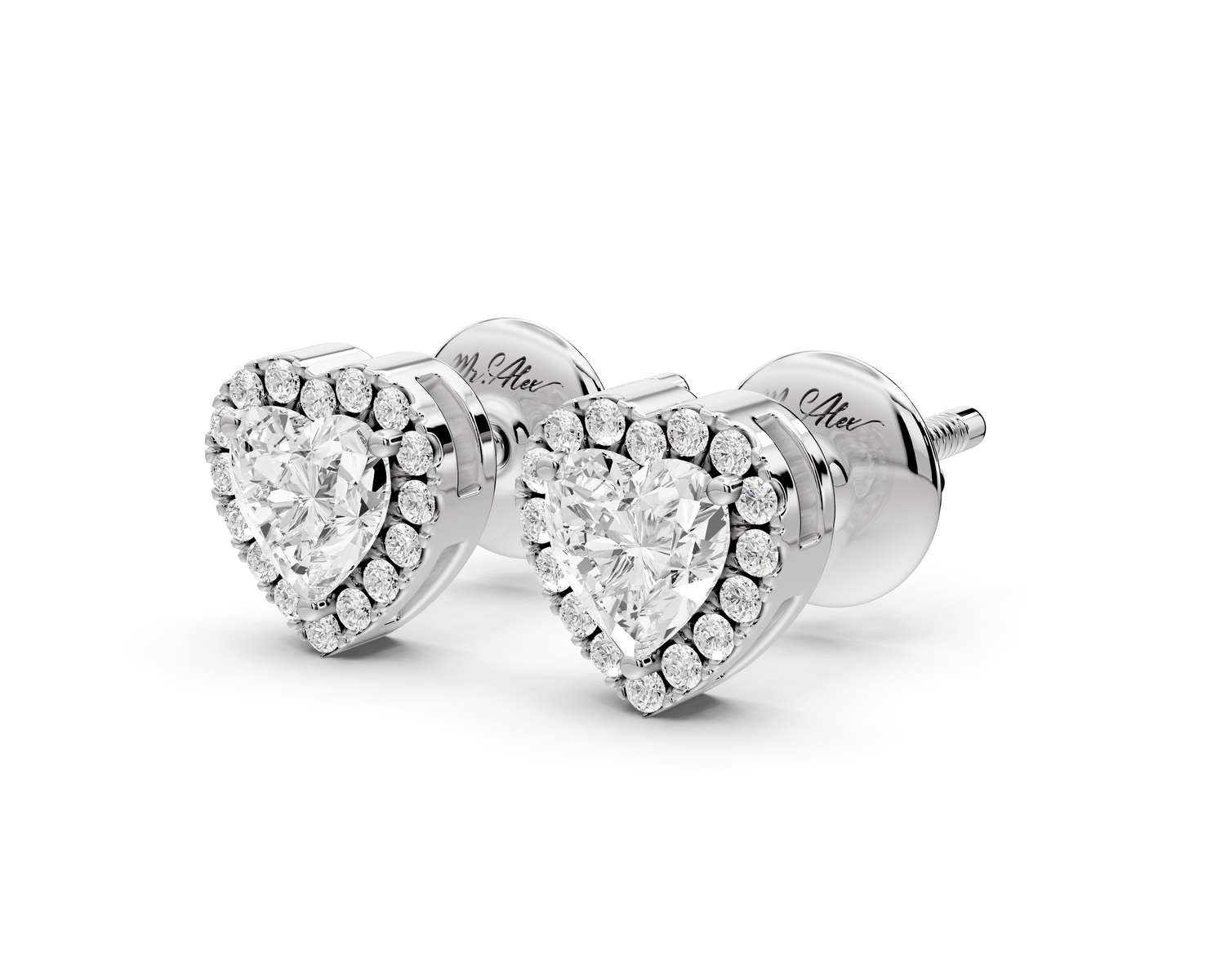 Freya Earrings White Gold