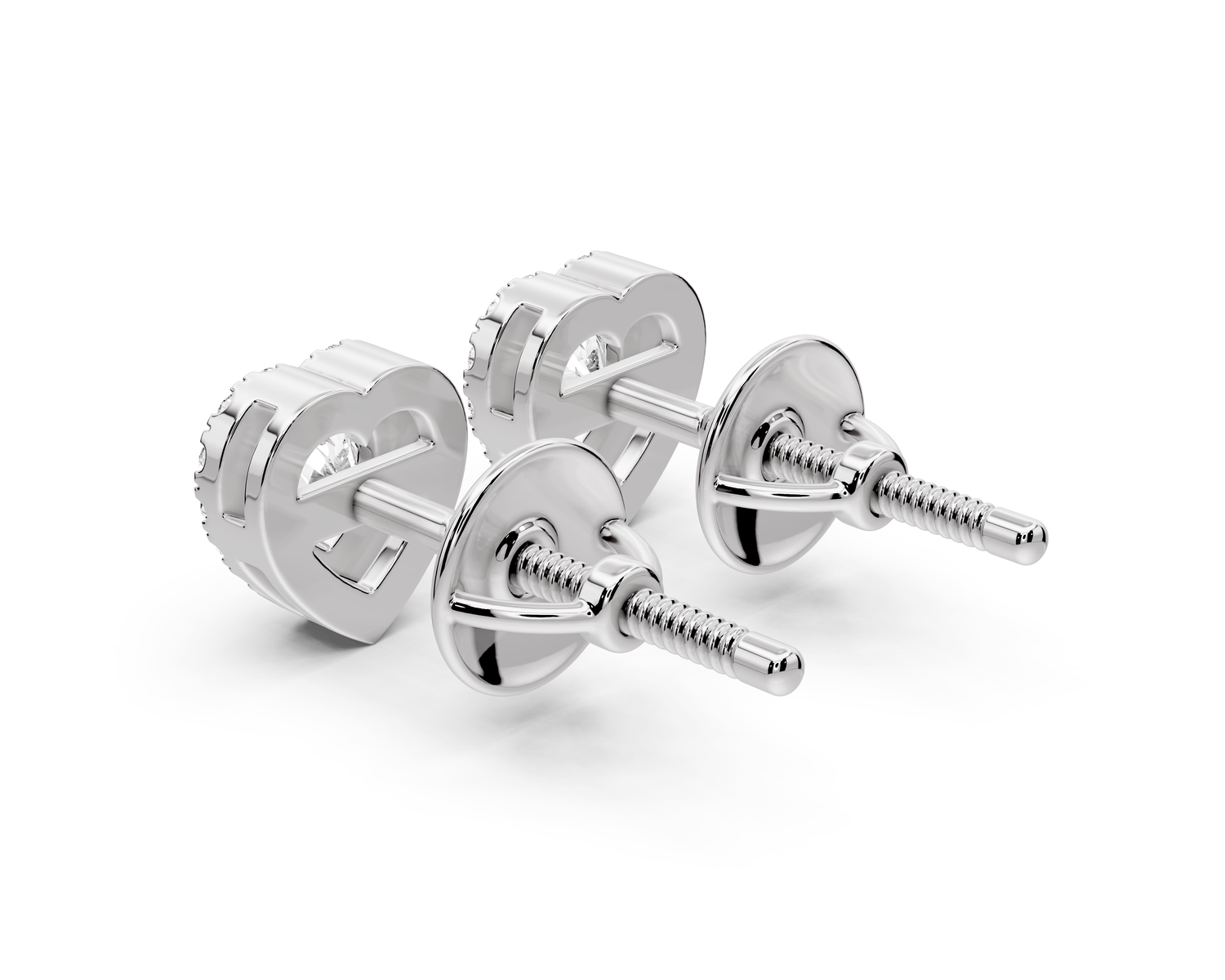 Freya Earrings White Gold