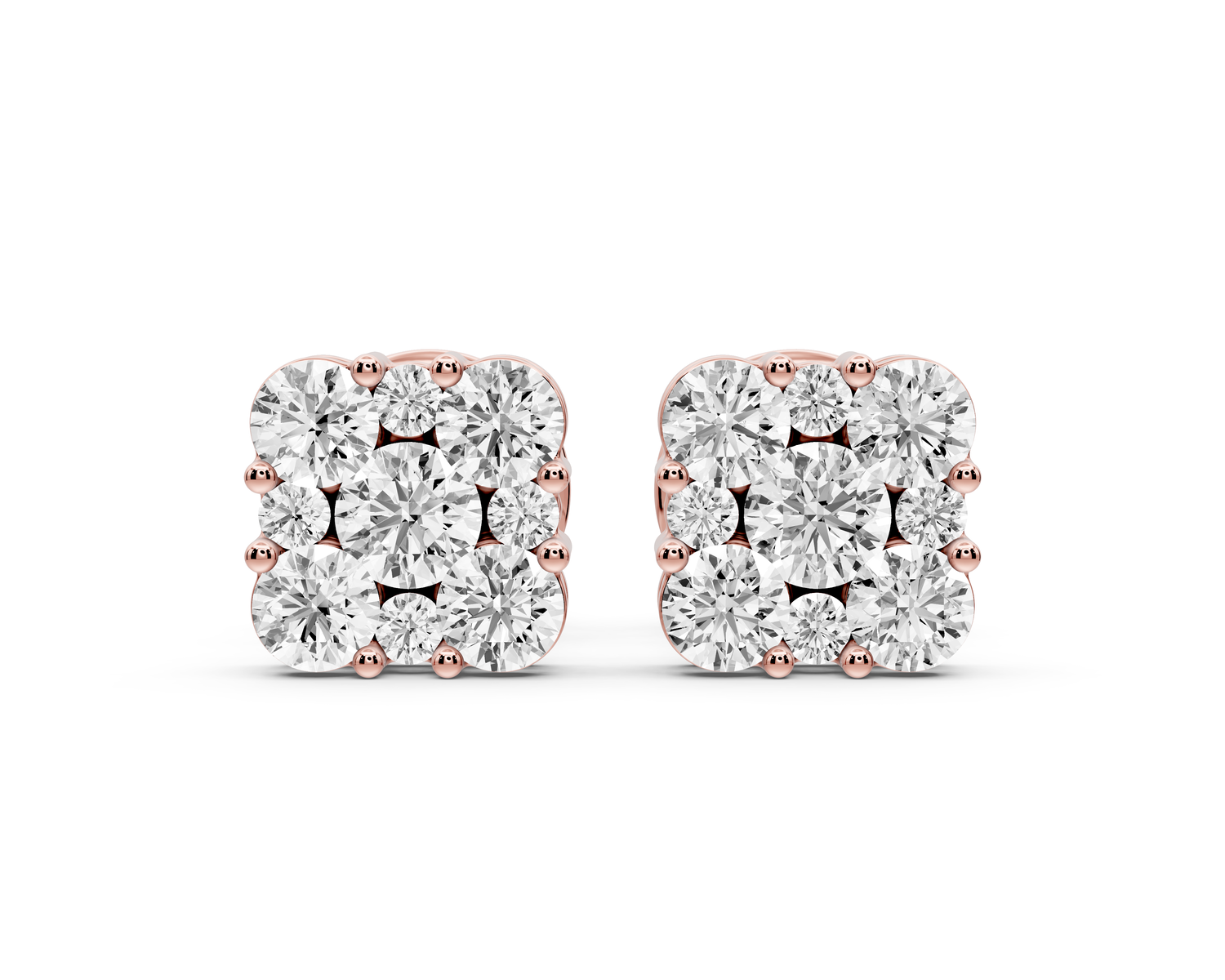 Luna Earrings Rose Gold