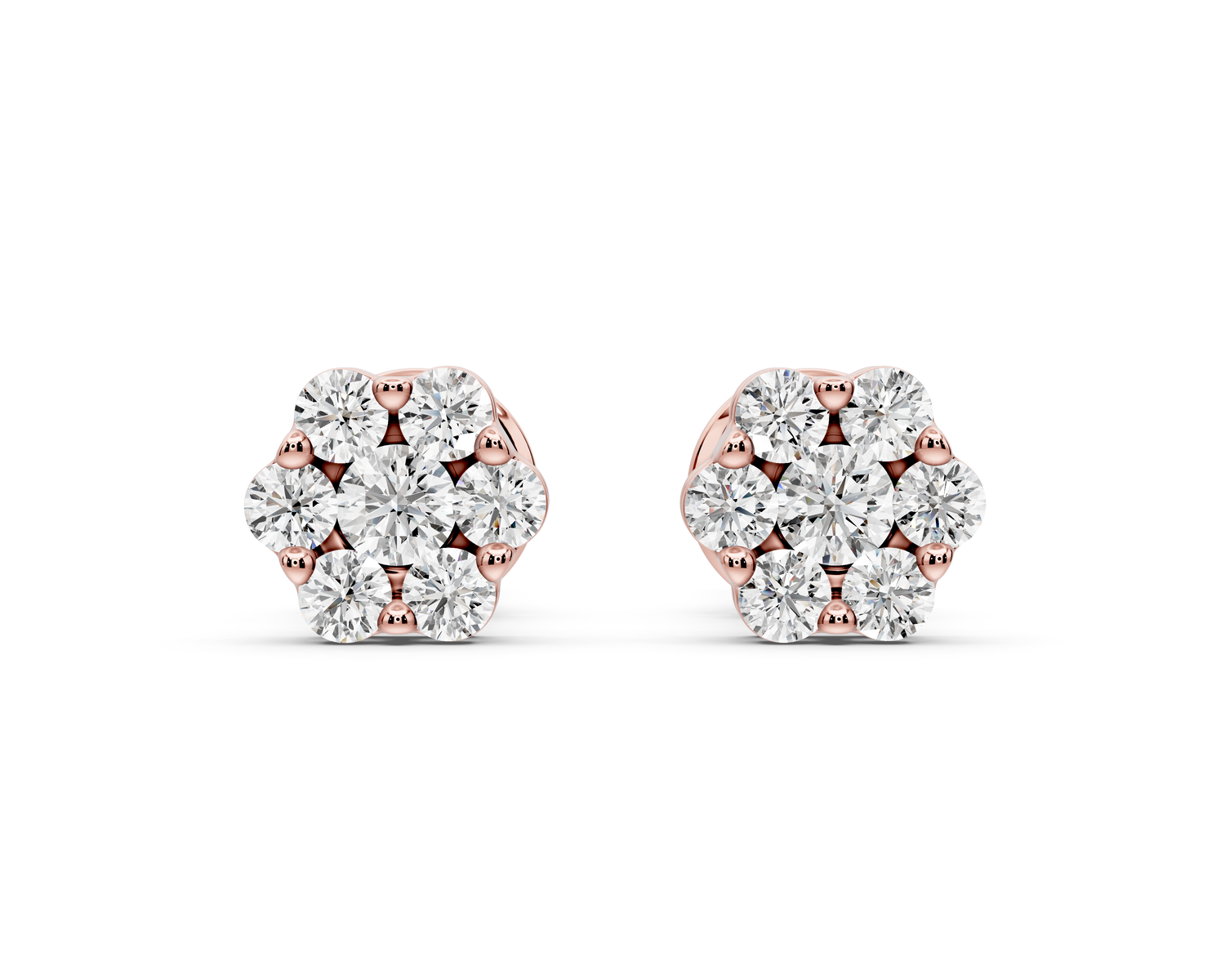Quinn Earrings Rose Gold