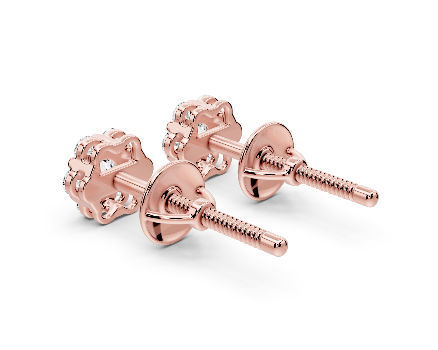 Quinn Earrings Rose Gold