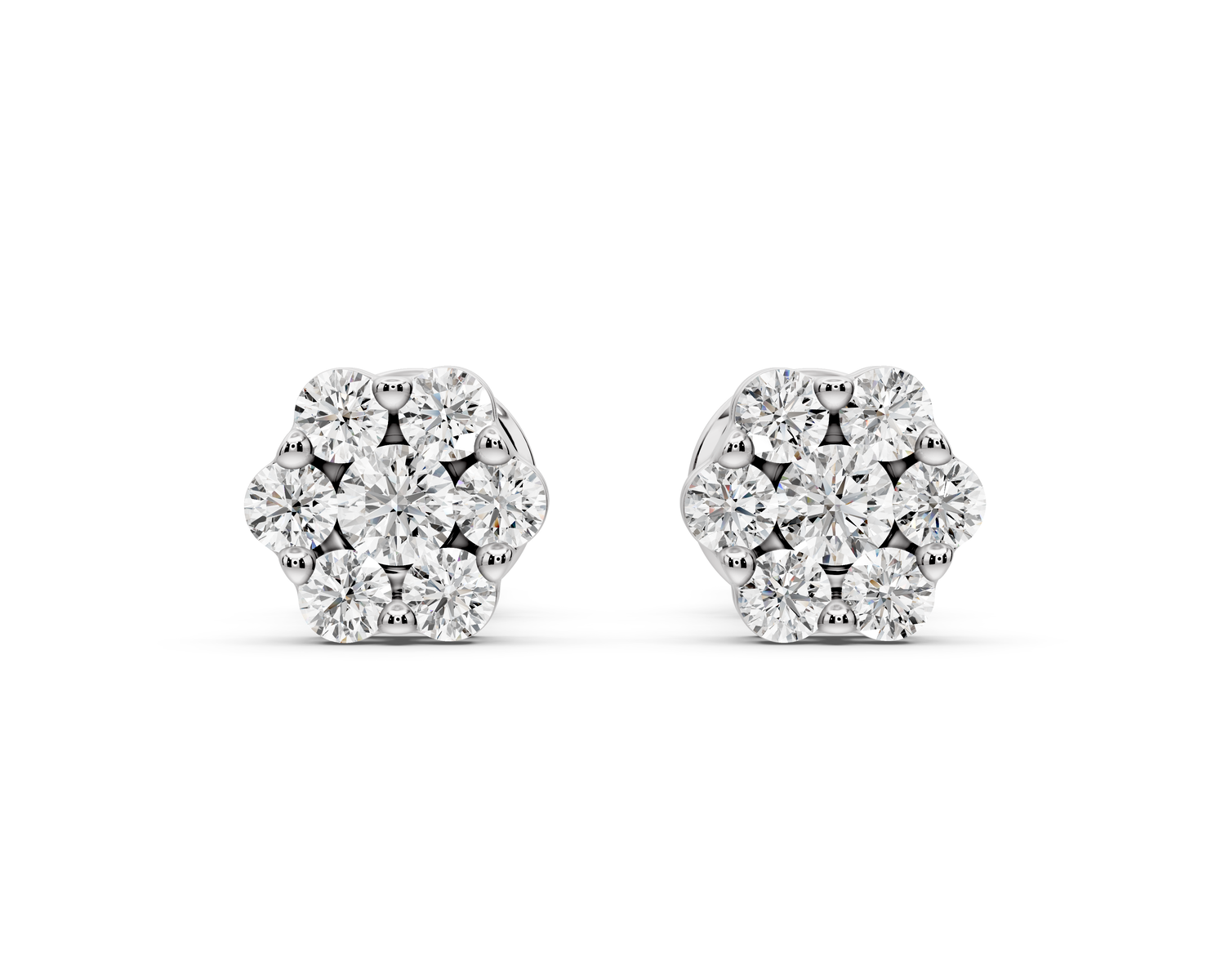 Quinn Earrings White Gold