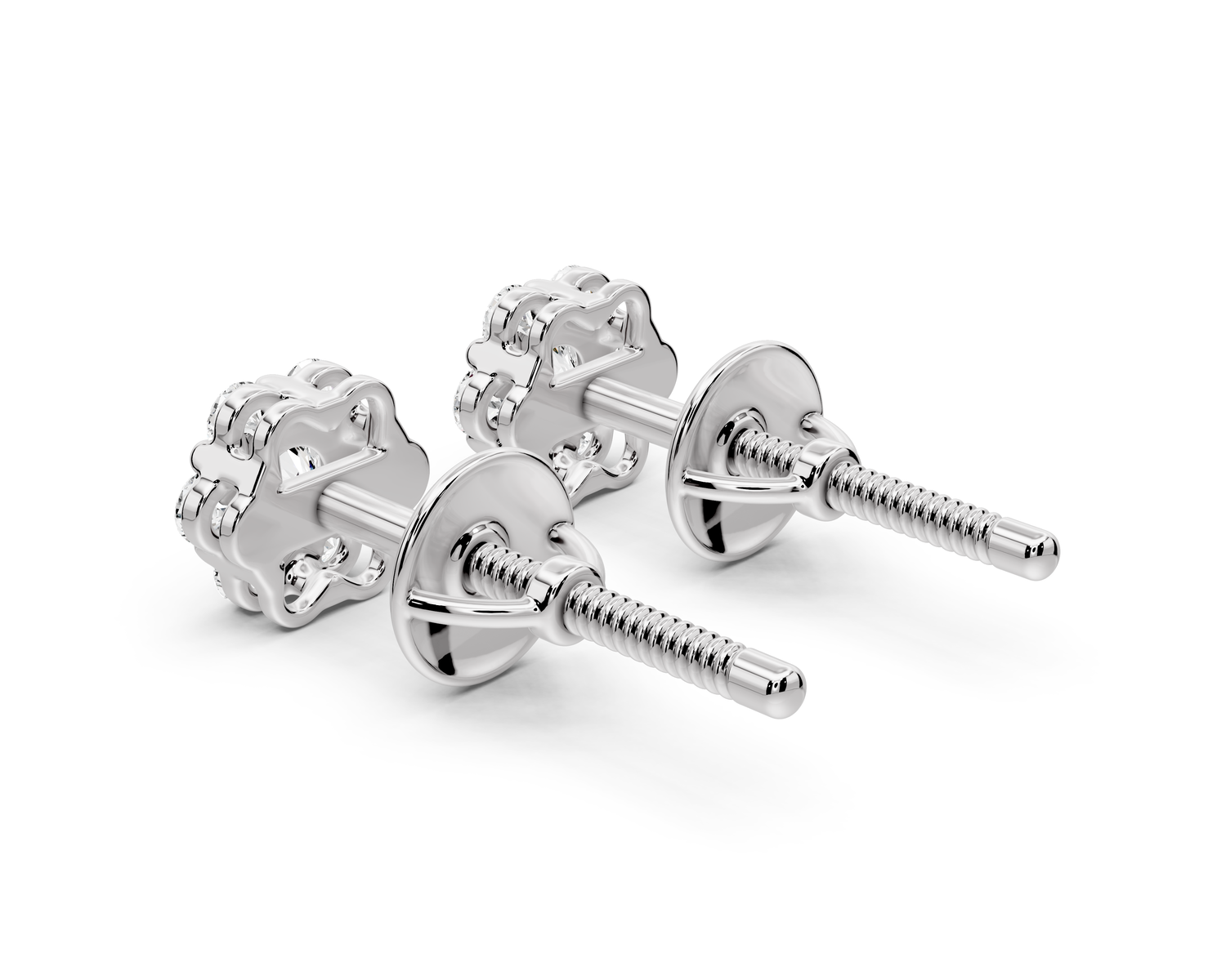 Quinn Earrings White Gold
