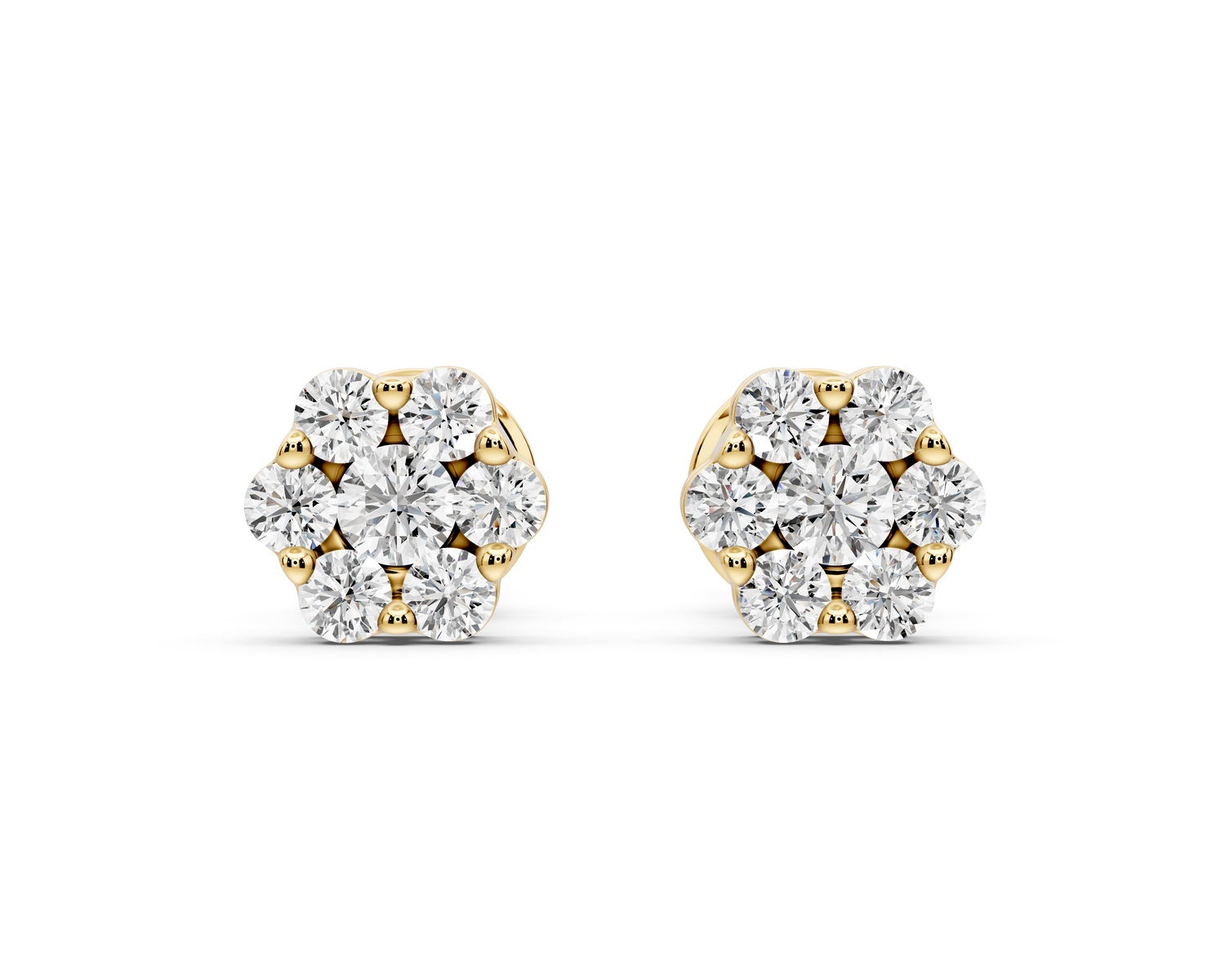 Quinn Earrings Yellow Gold