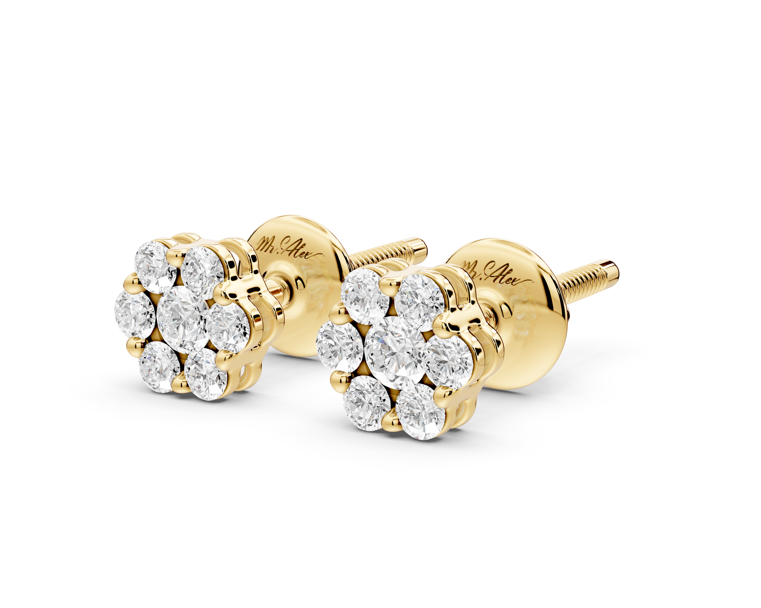 Quinn Earrings Yellow Gold