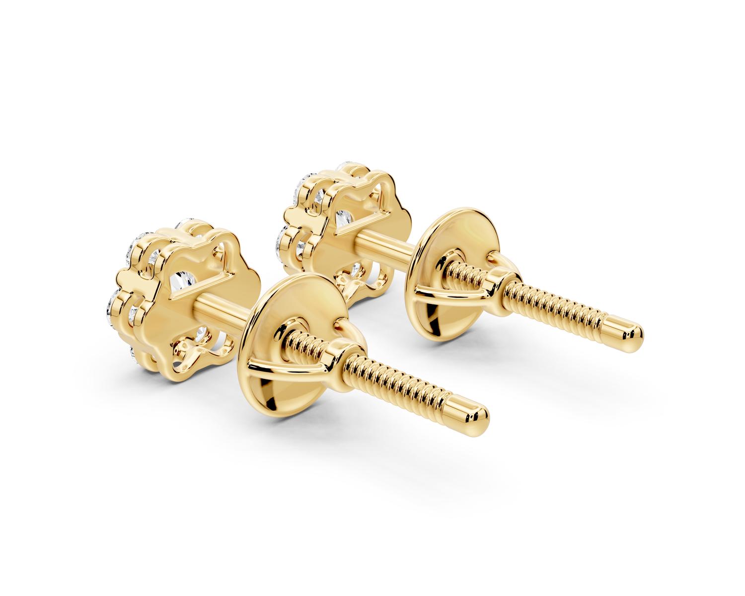 Quinn Earrings Yellow Gold