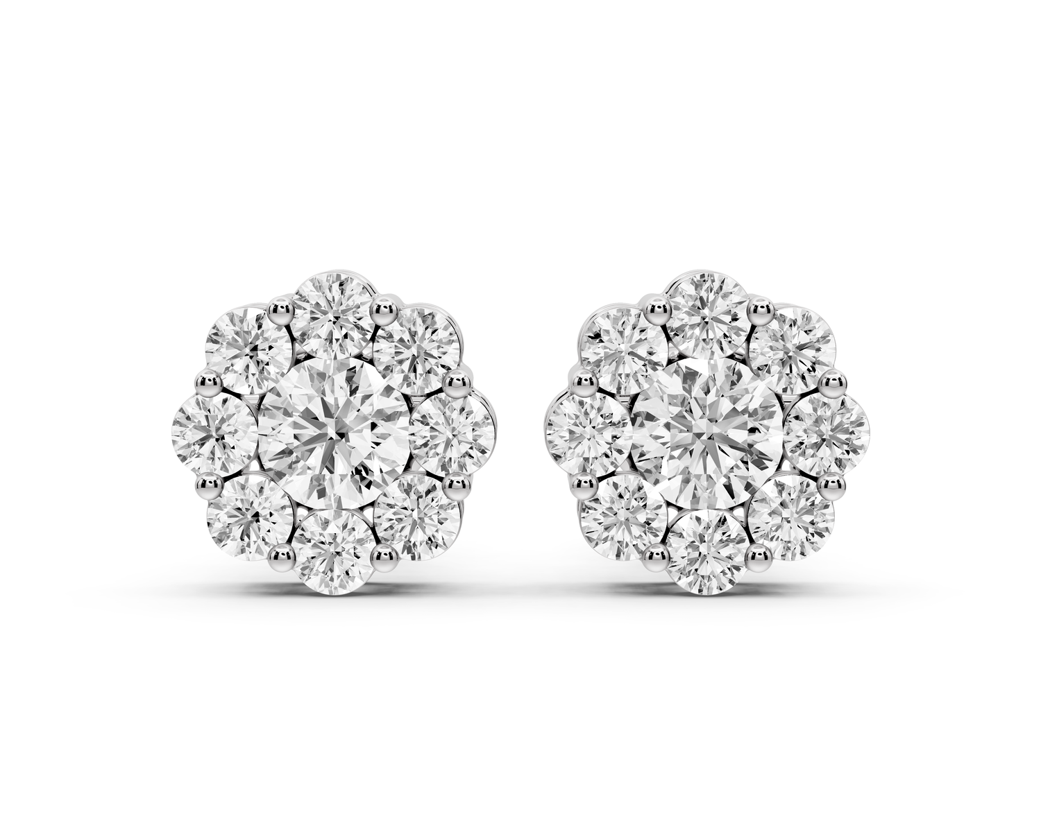 Audrey Earrings White Gold