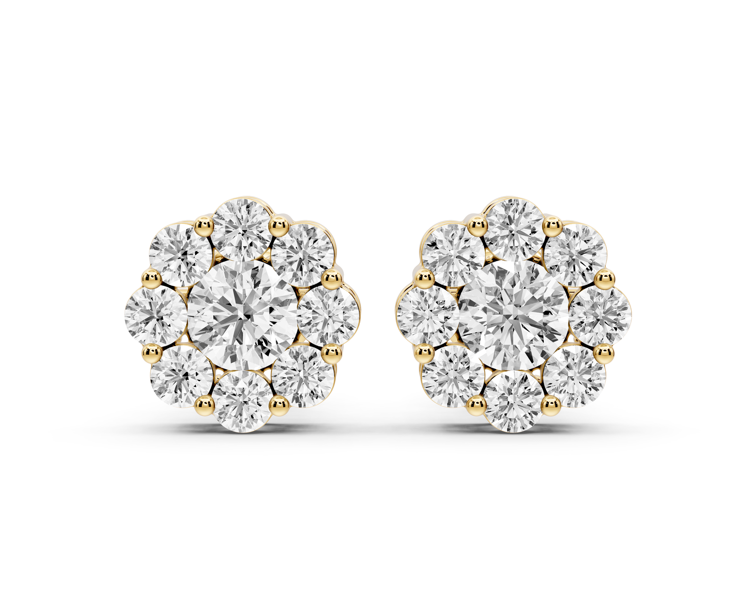 Audrey Earrings Yellow Gold