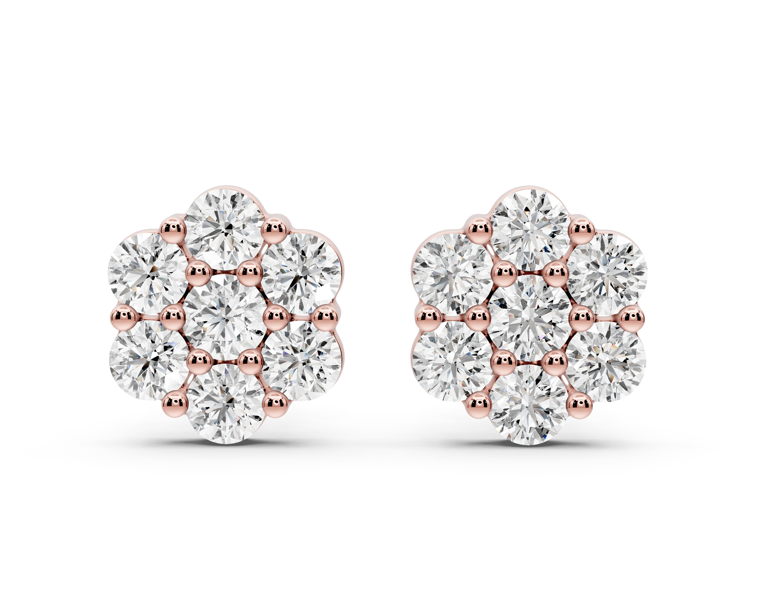 Eva Earrings Rose Gold