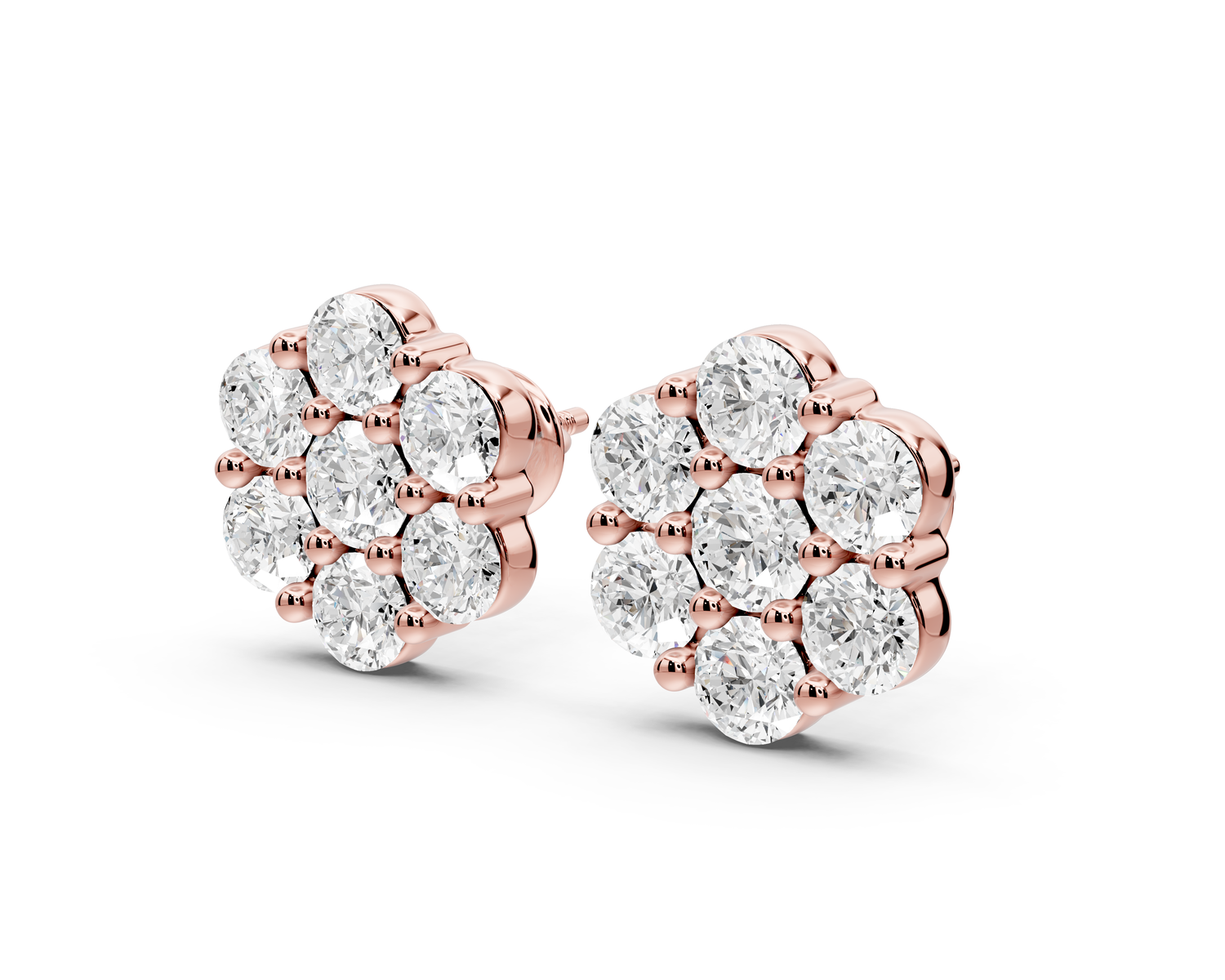 Eva Earrings Rose Gold