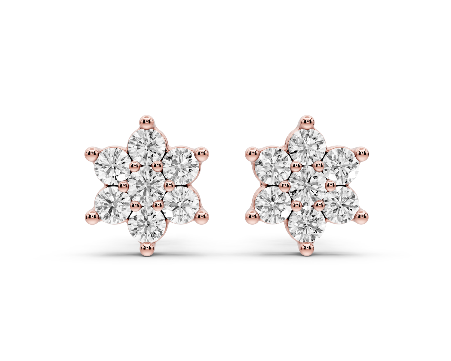 Gemma Earrings Rose Gold