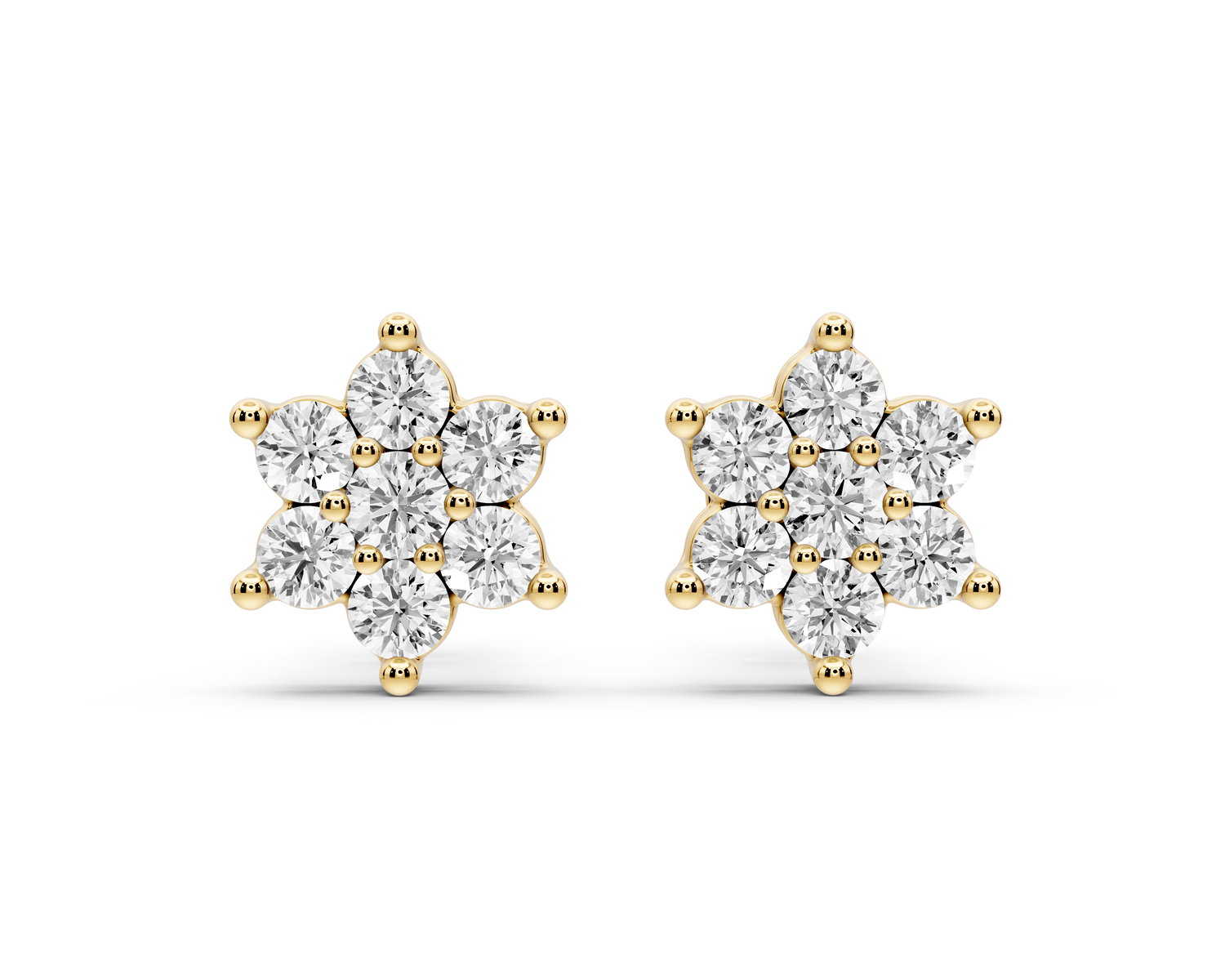 Gemma Earrings Yellow Gold