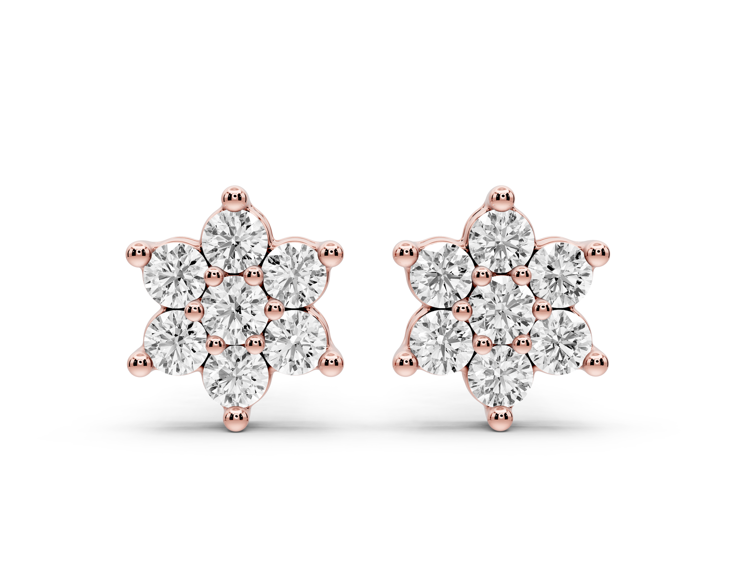 Nina Earrings Rose Gold
