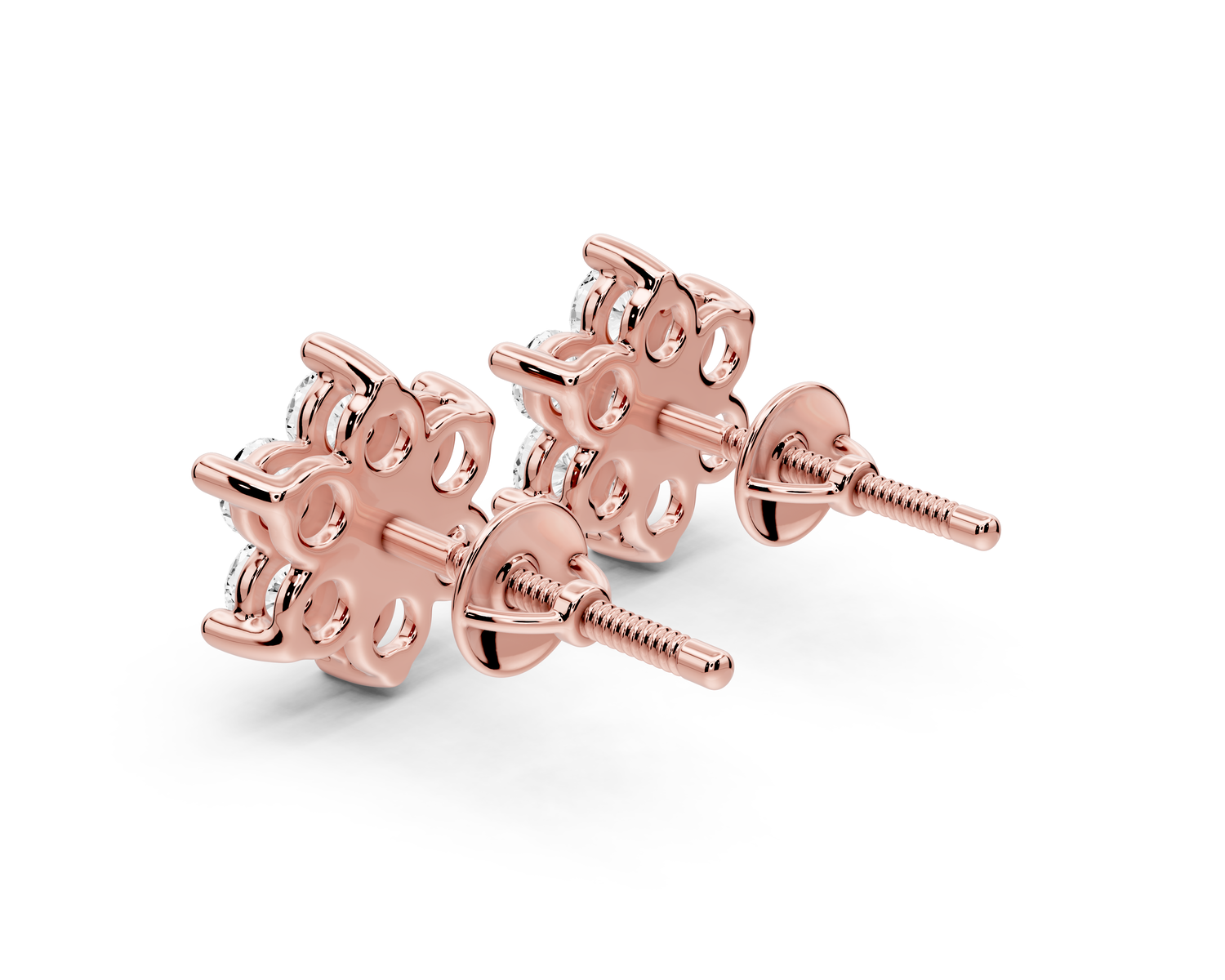 Nina Earrings Rose Gold