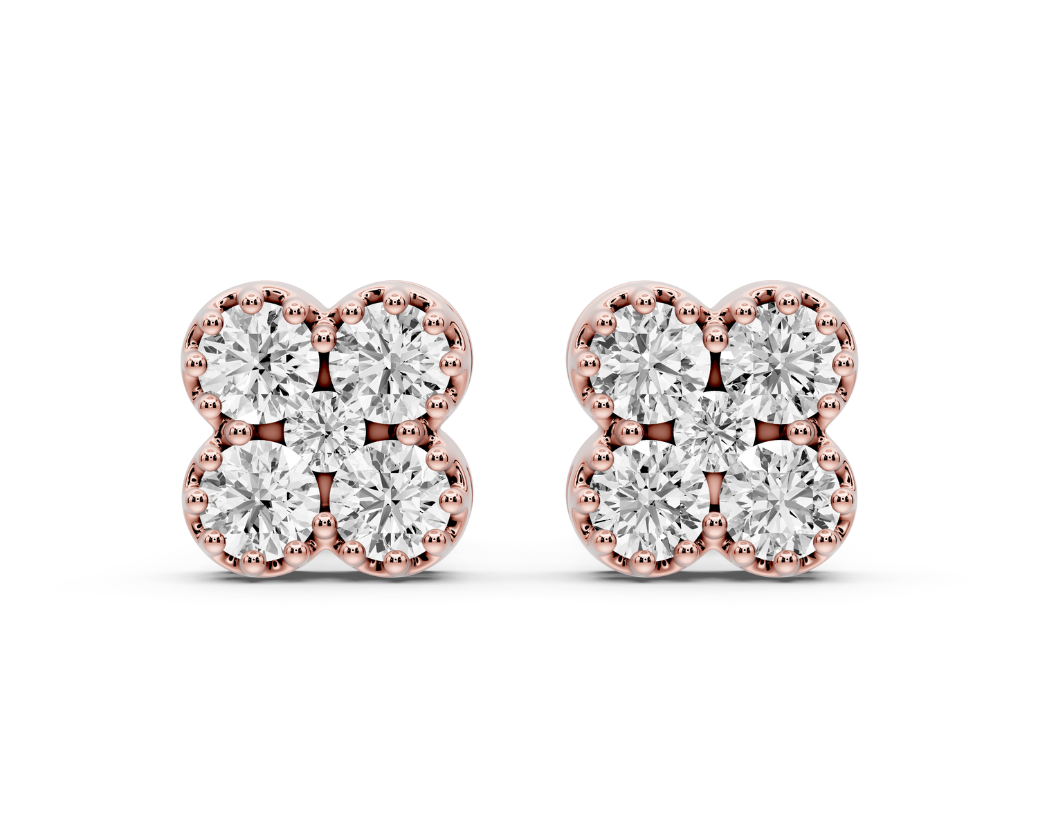 Zara Earrings Rose Gold