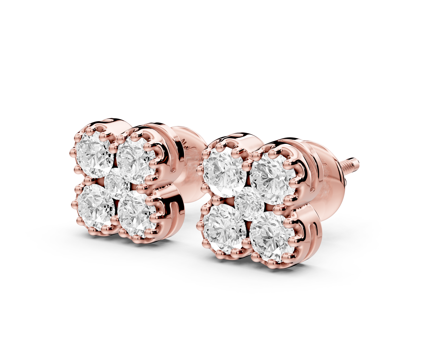 Zara Earrings Rose Gold