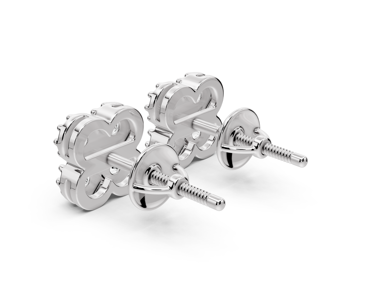 Zara Earrings White Gold