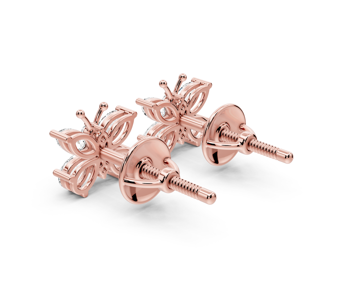 Celine Earrings Rose Gold