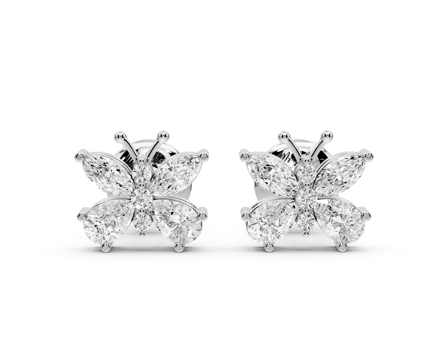 Celine Earrings White Gold