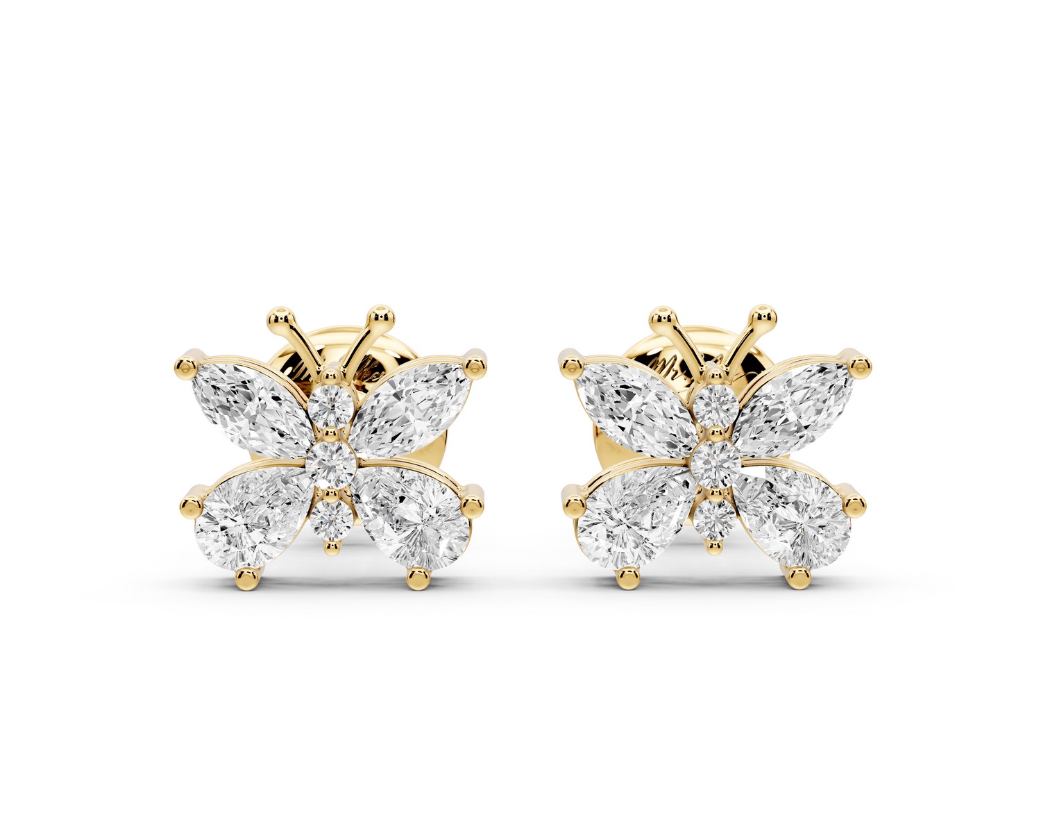 Celine Earrings Yellow Gold