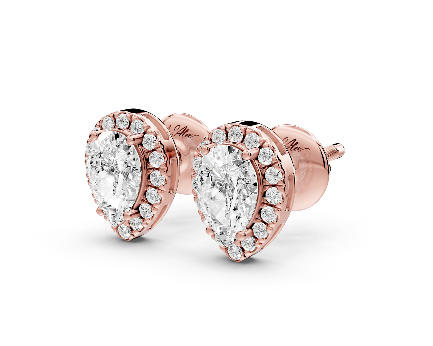 Lila Earrings Rose Gold