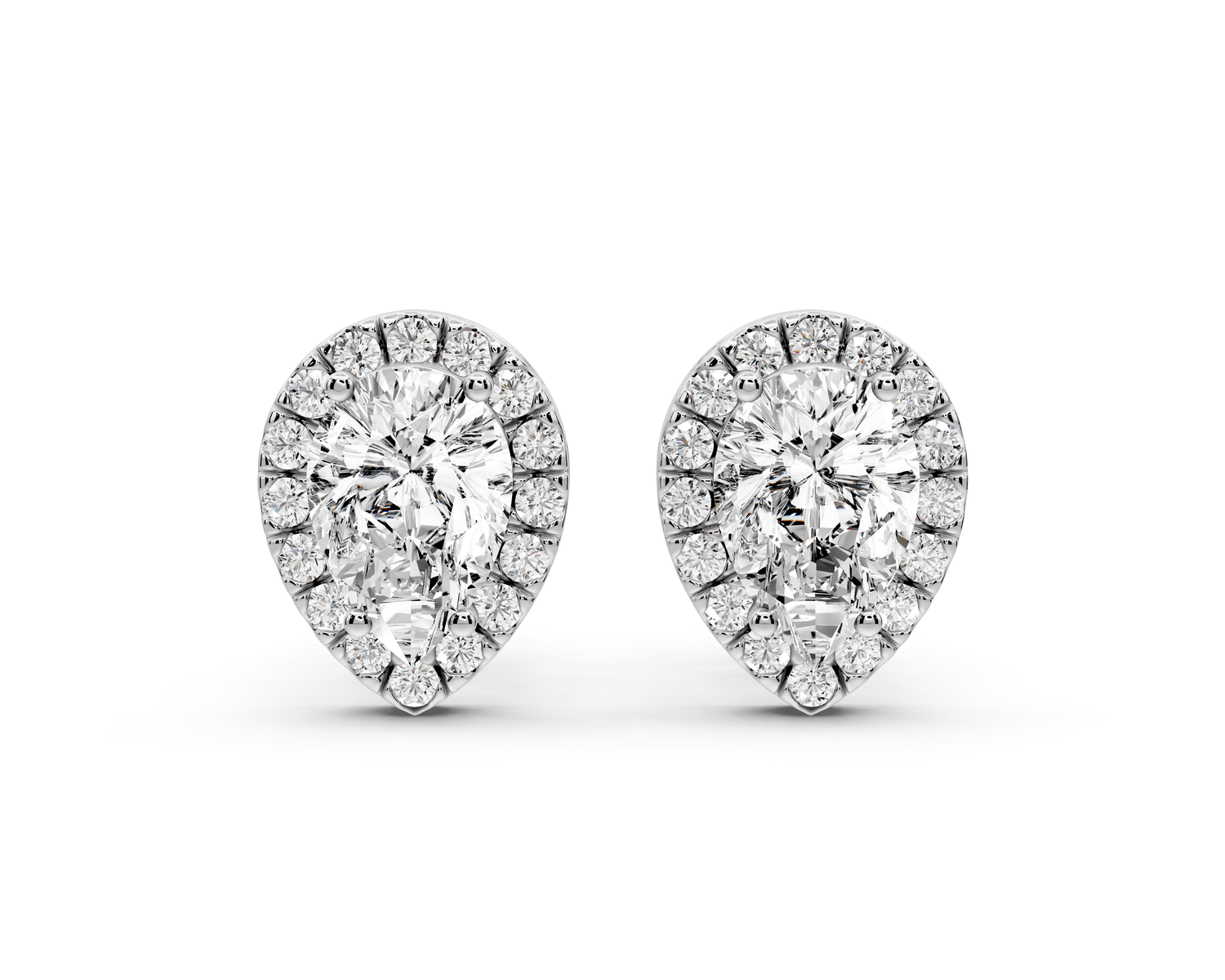 Lila Earrings White Gold