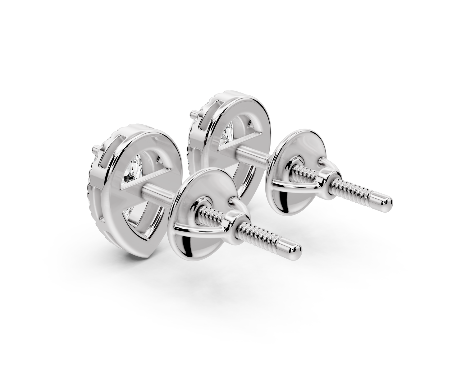 Lila Earrings White Gold