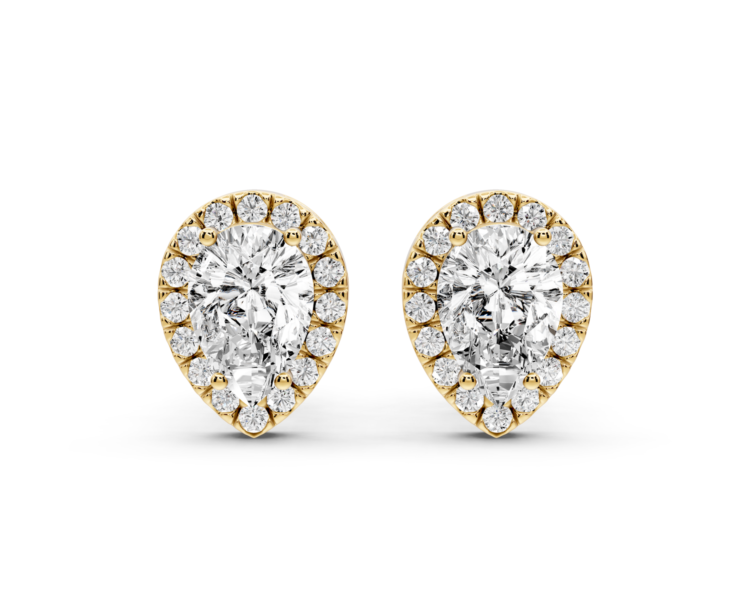 Lila Earrings Yellow Gold