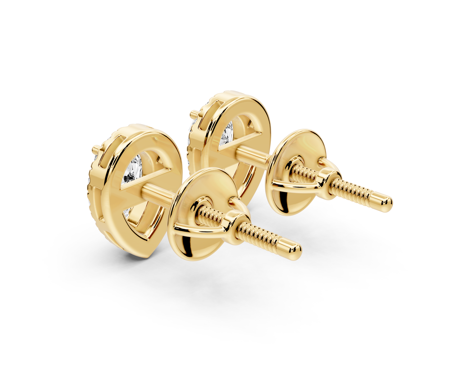 Lila Earrings Yellow Gold