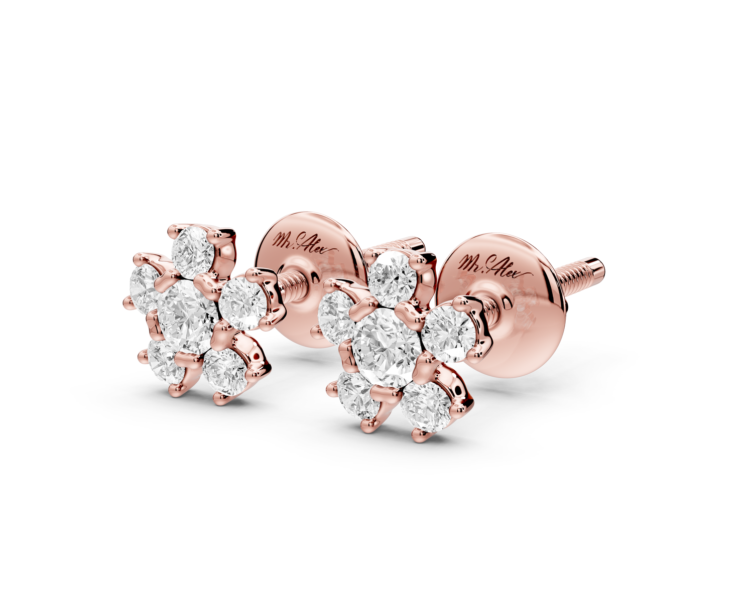 Margot Earrings Rose Gold